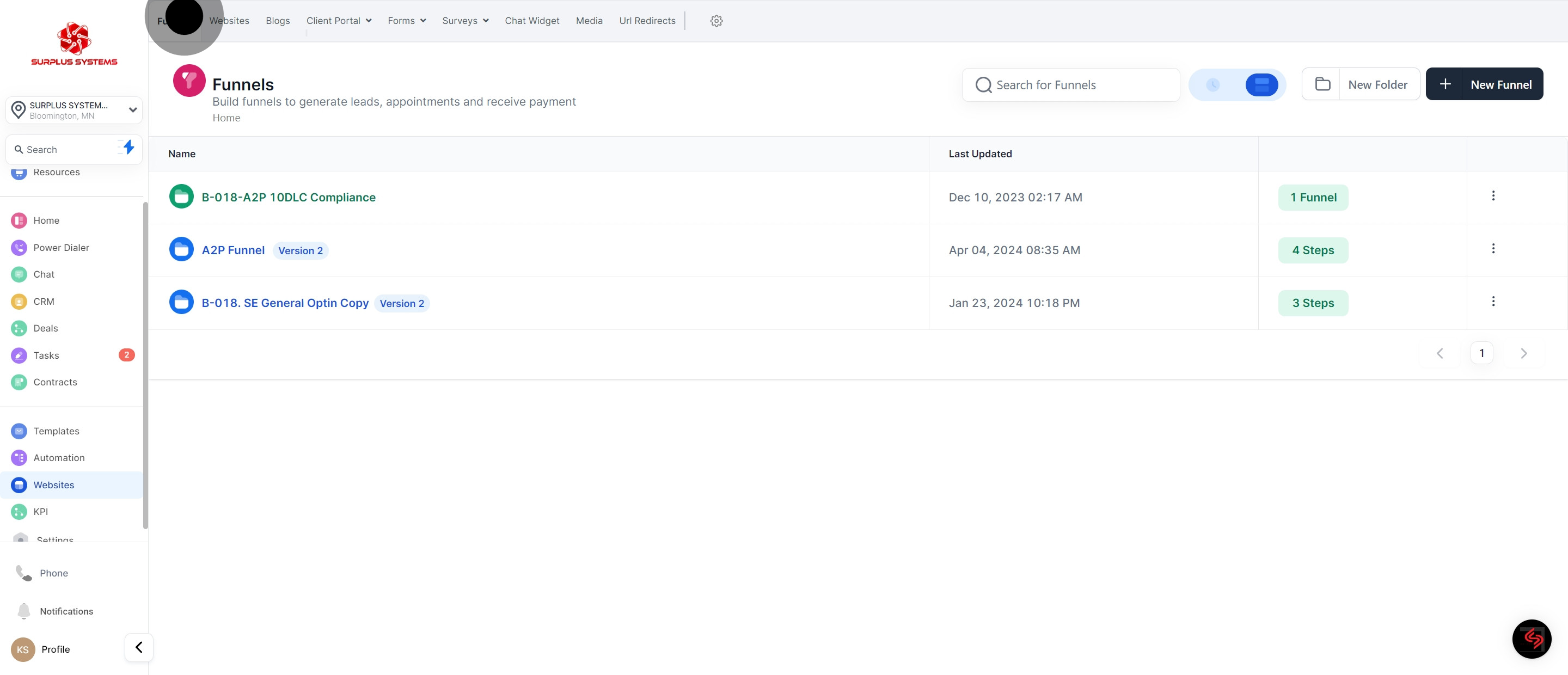 2 After that, click on "Blogs New".
