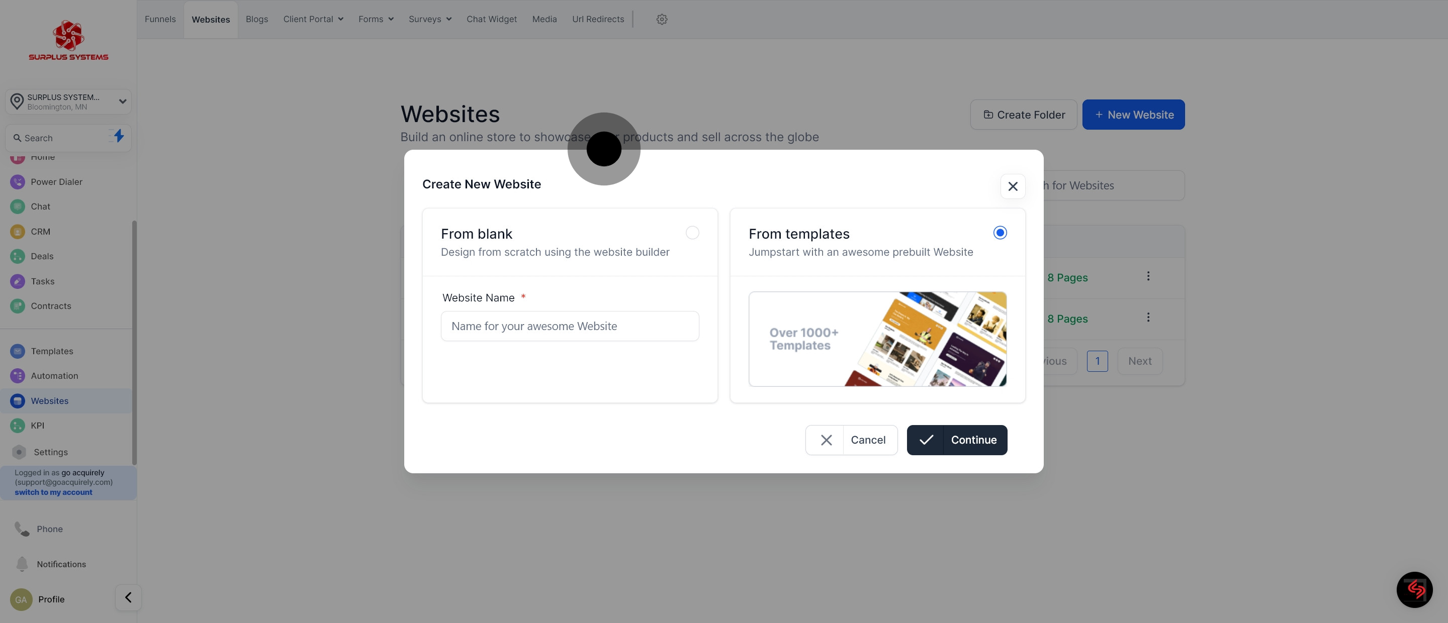 21 Once that's done, click here.