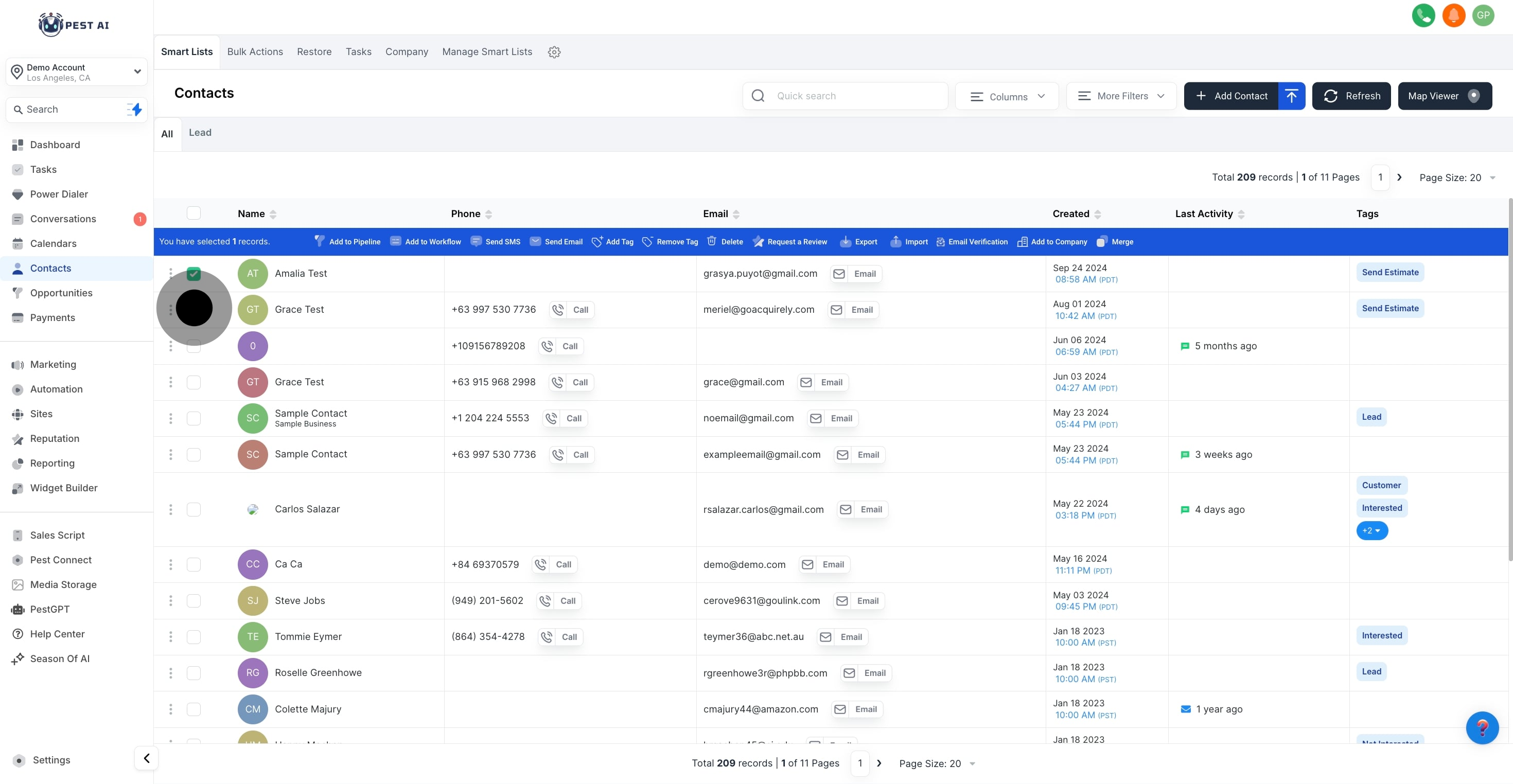 3 Next up, click on the element.