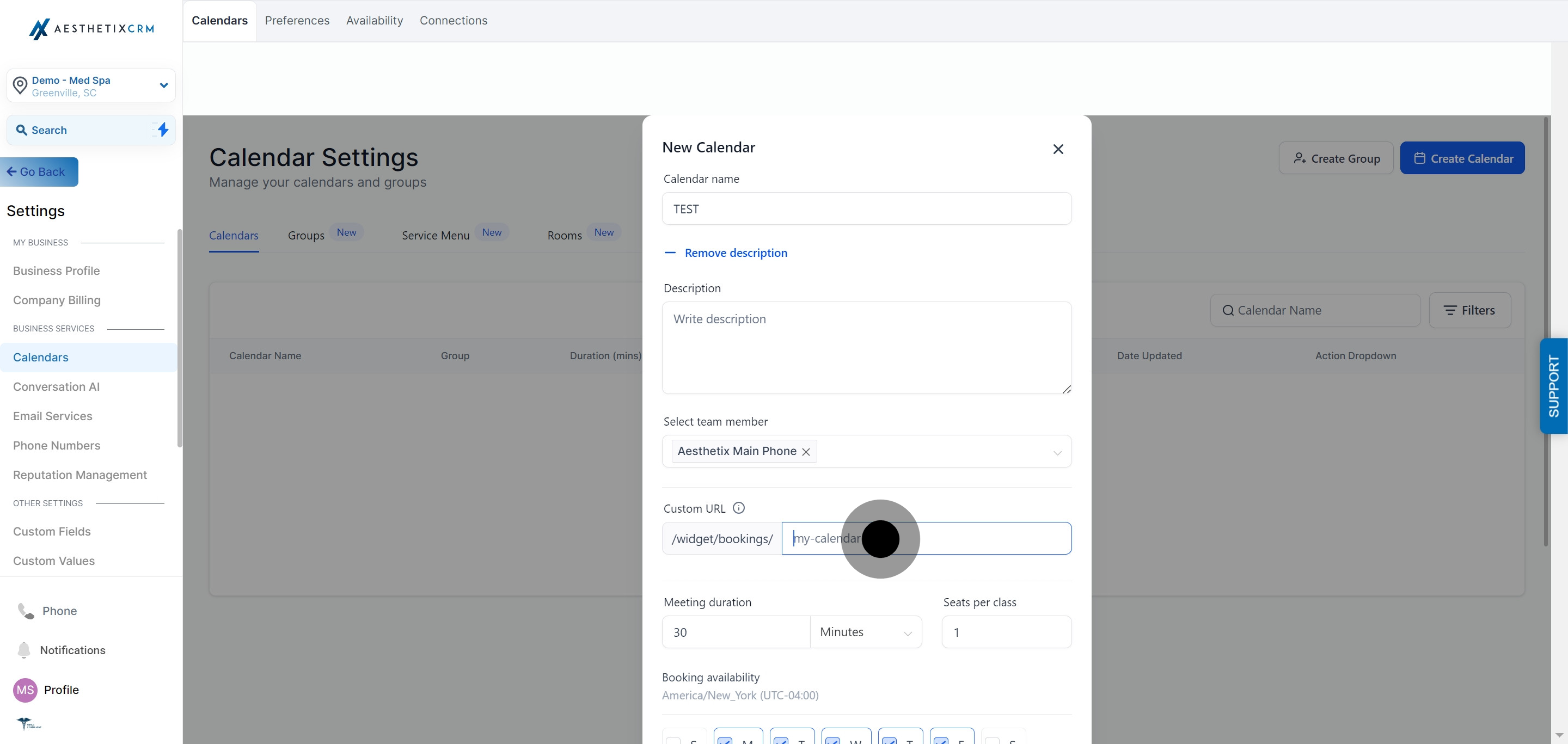 9 Once that's done, click here.