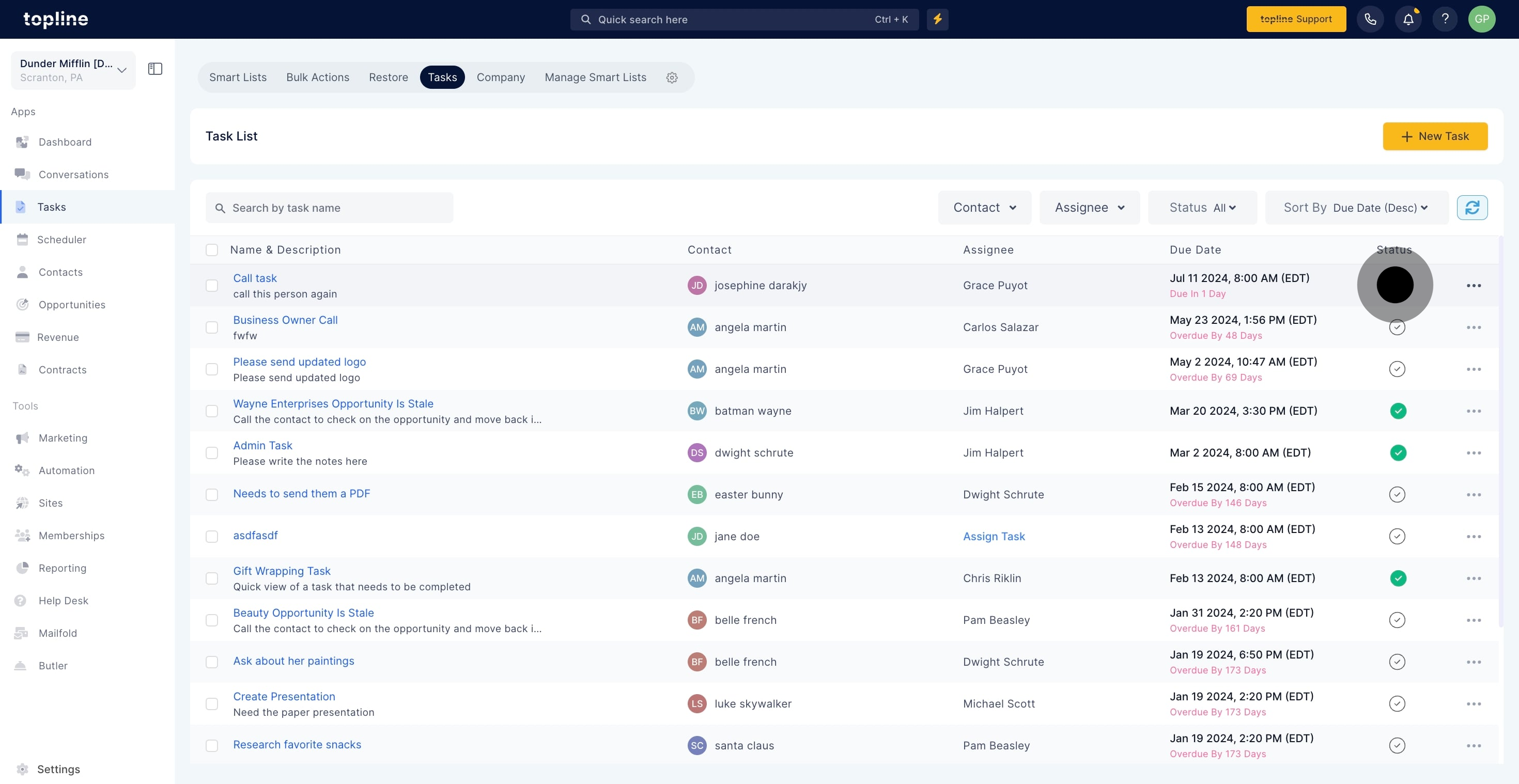 3 Next up, click on the element.