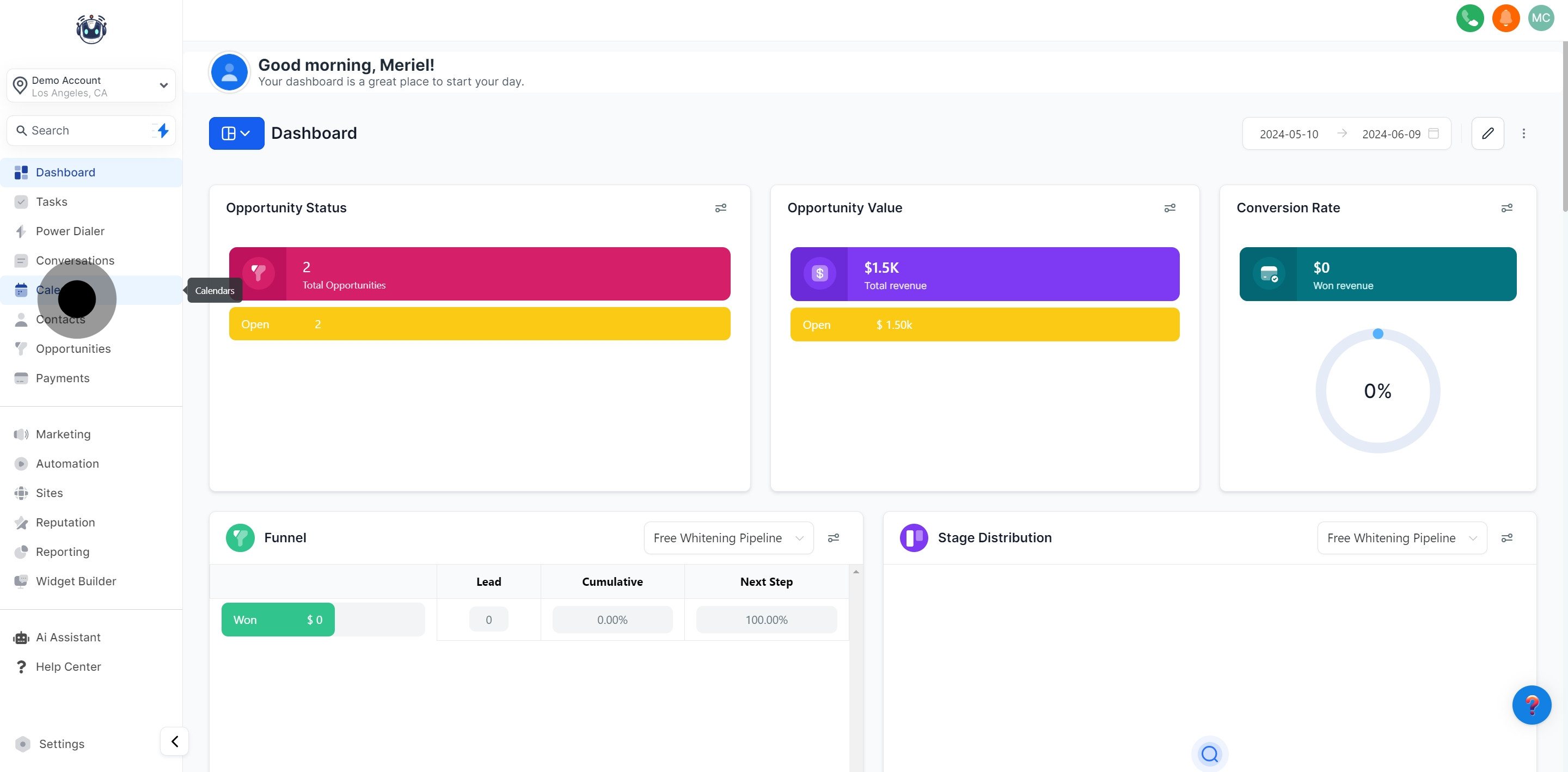 1 To kick off, click here.