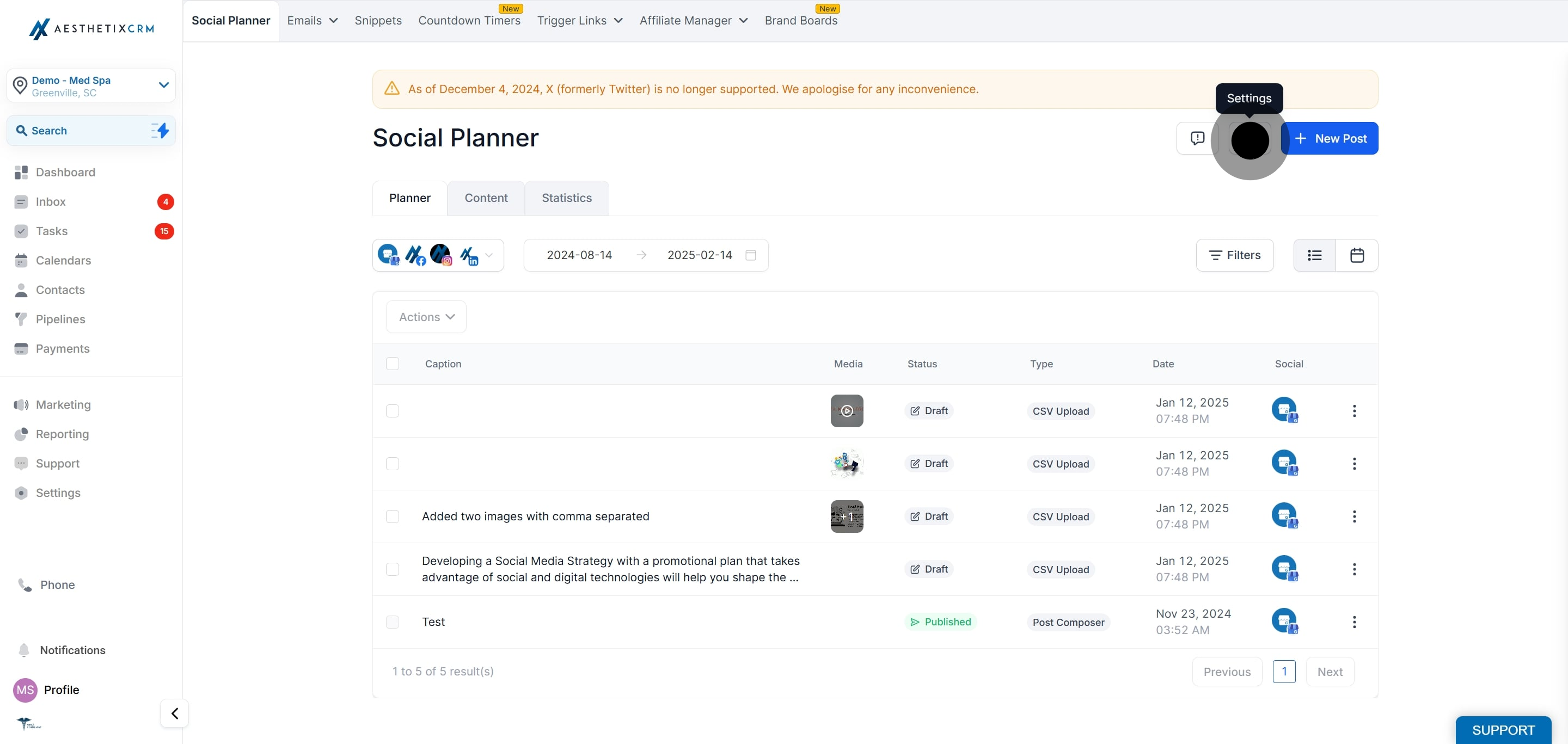 3 Once that's done, click here.