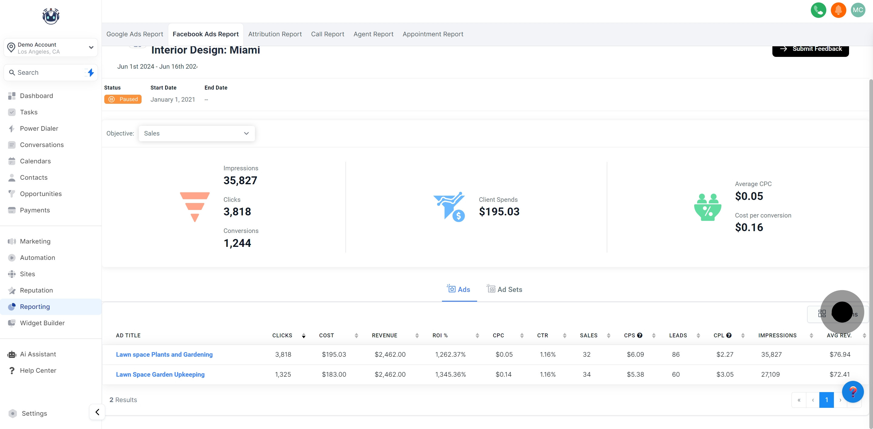 28 Click on "Columns".