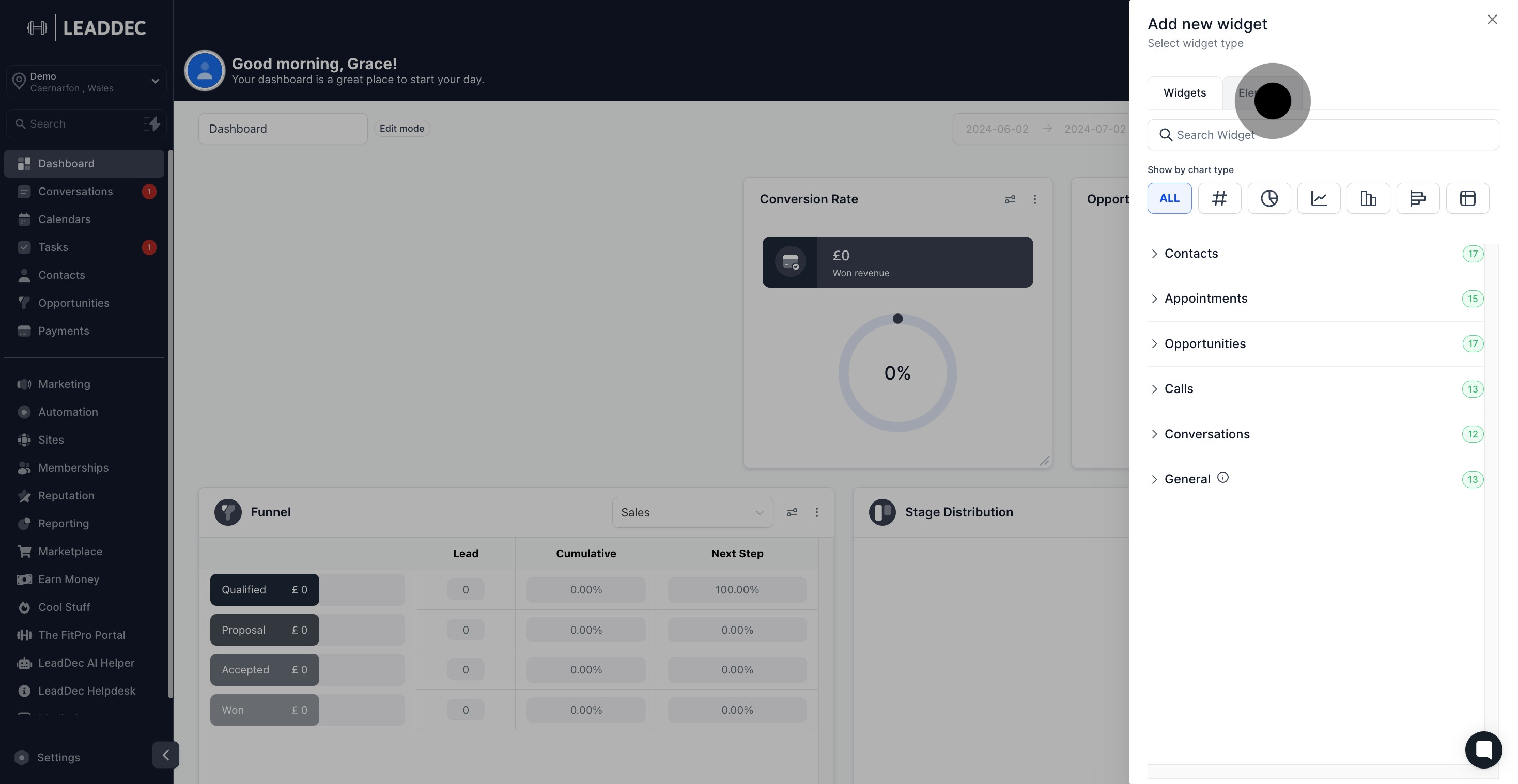 4 Next up, click on "Elements".