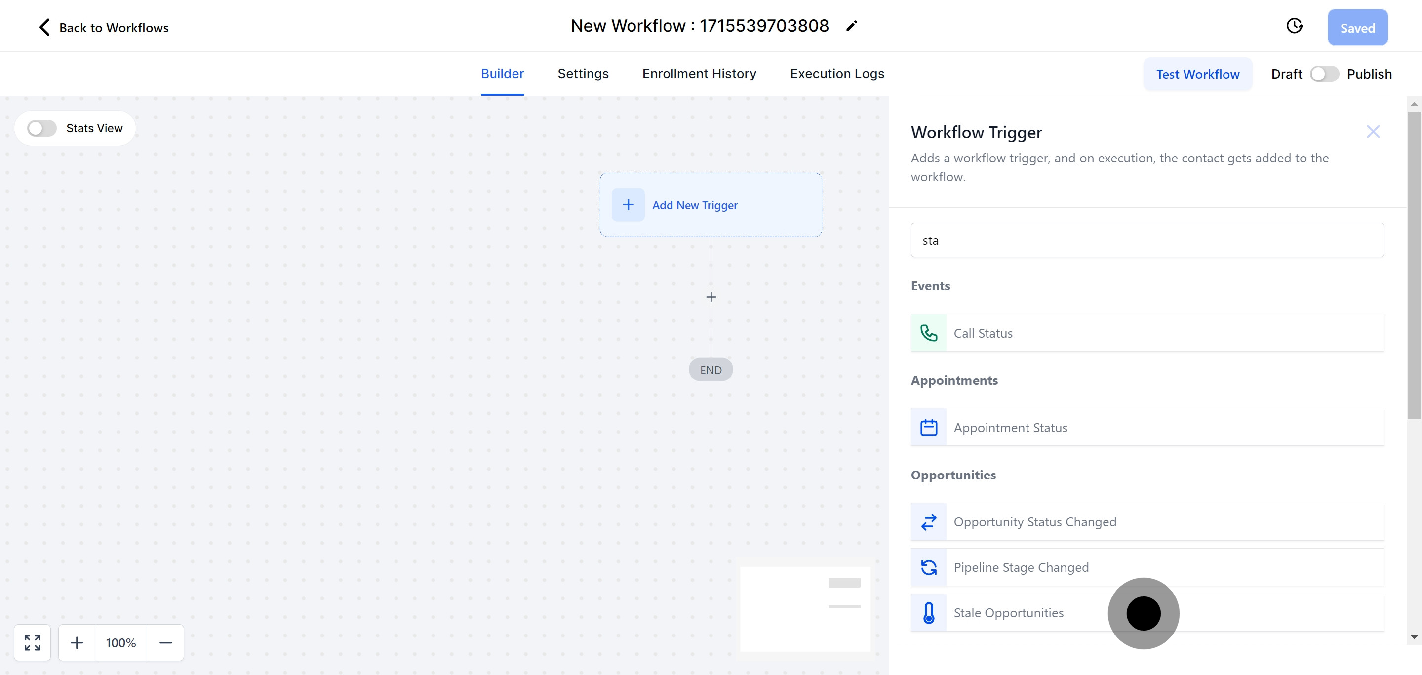 5 Click on "Stale Opportunities".