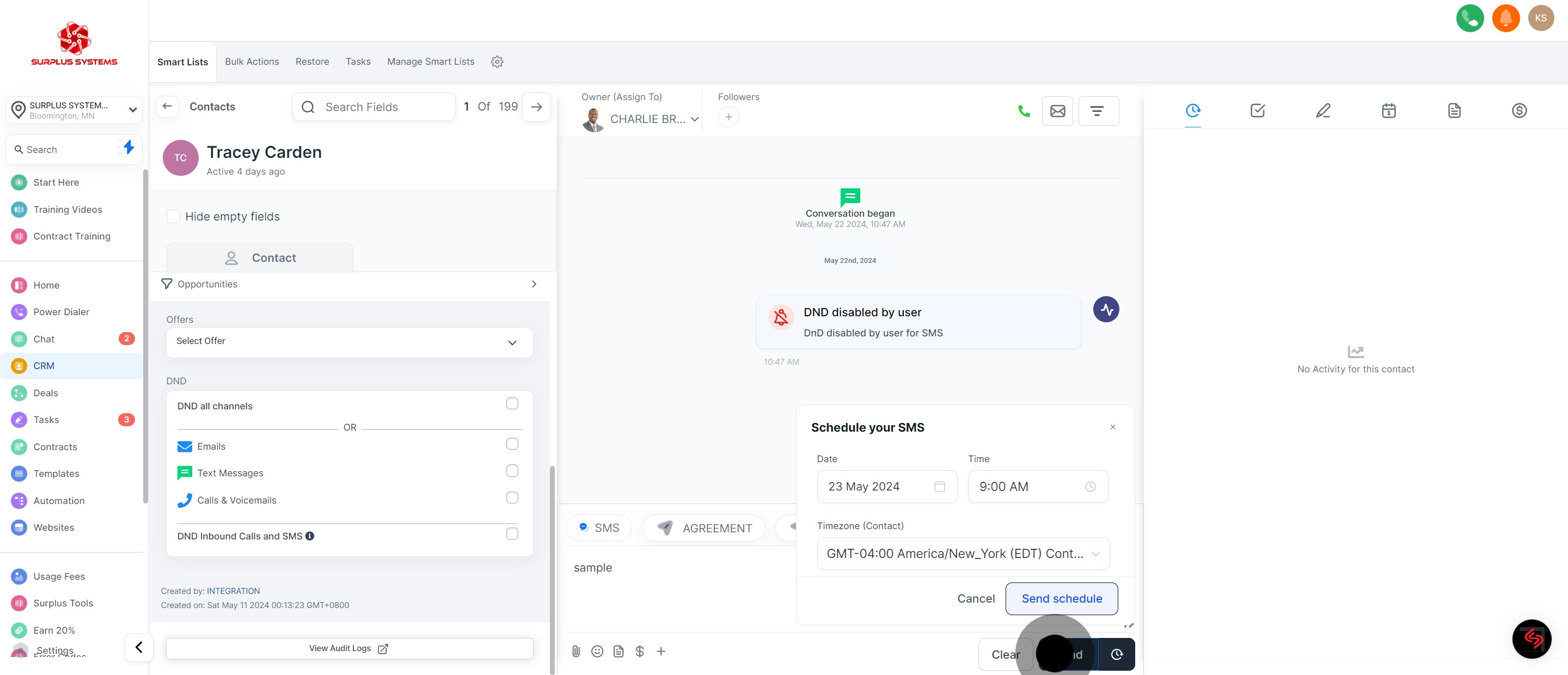 23 Following that, click on "Send".