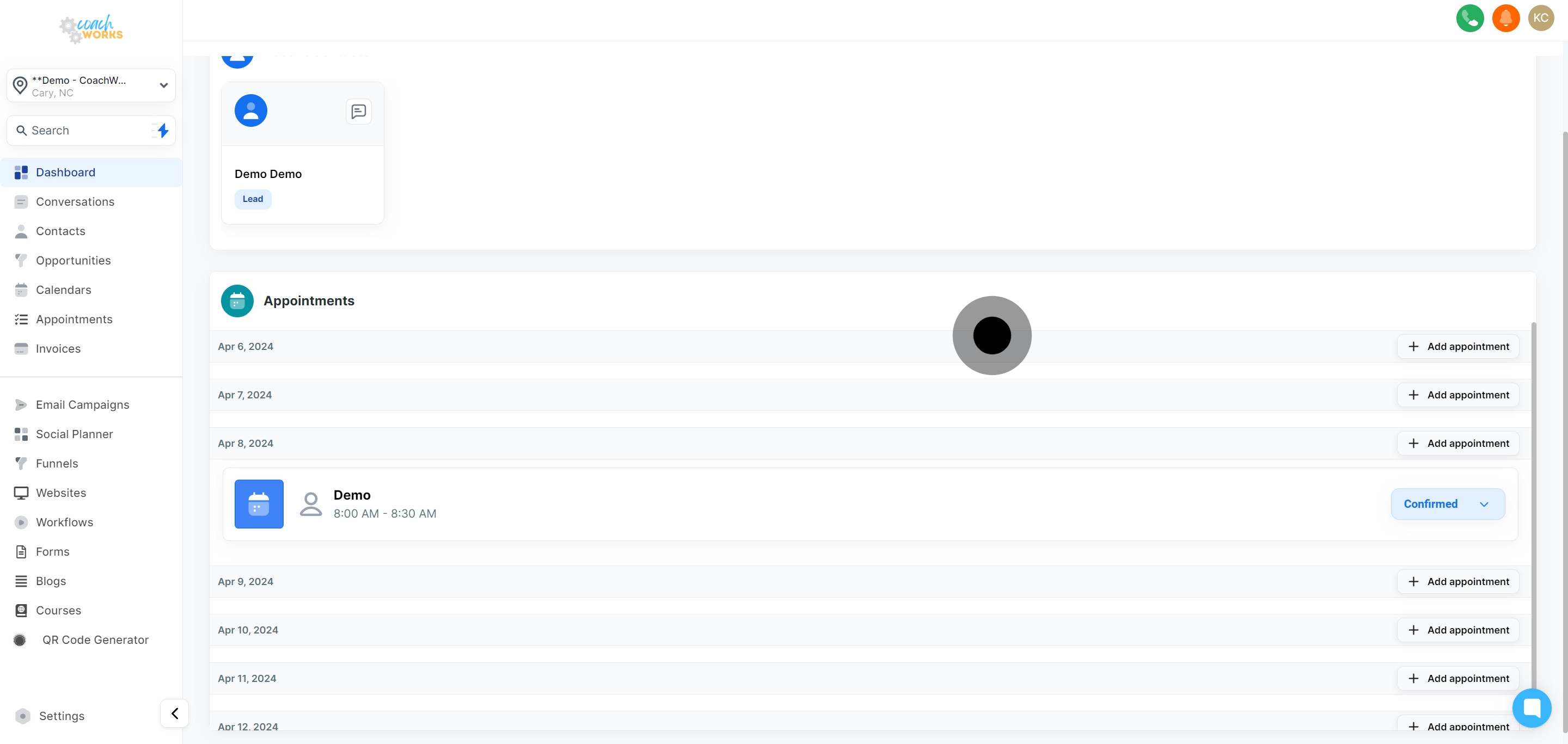 6 Following that, click on "Confirmed".