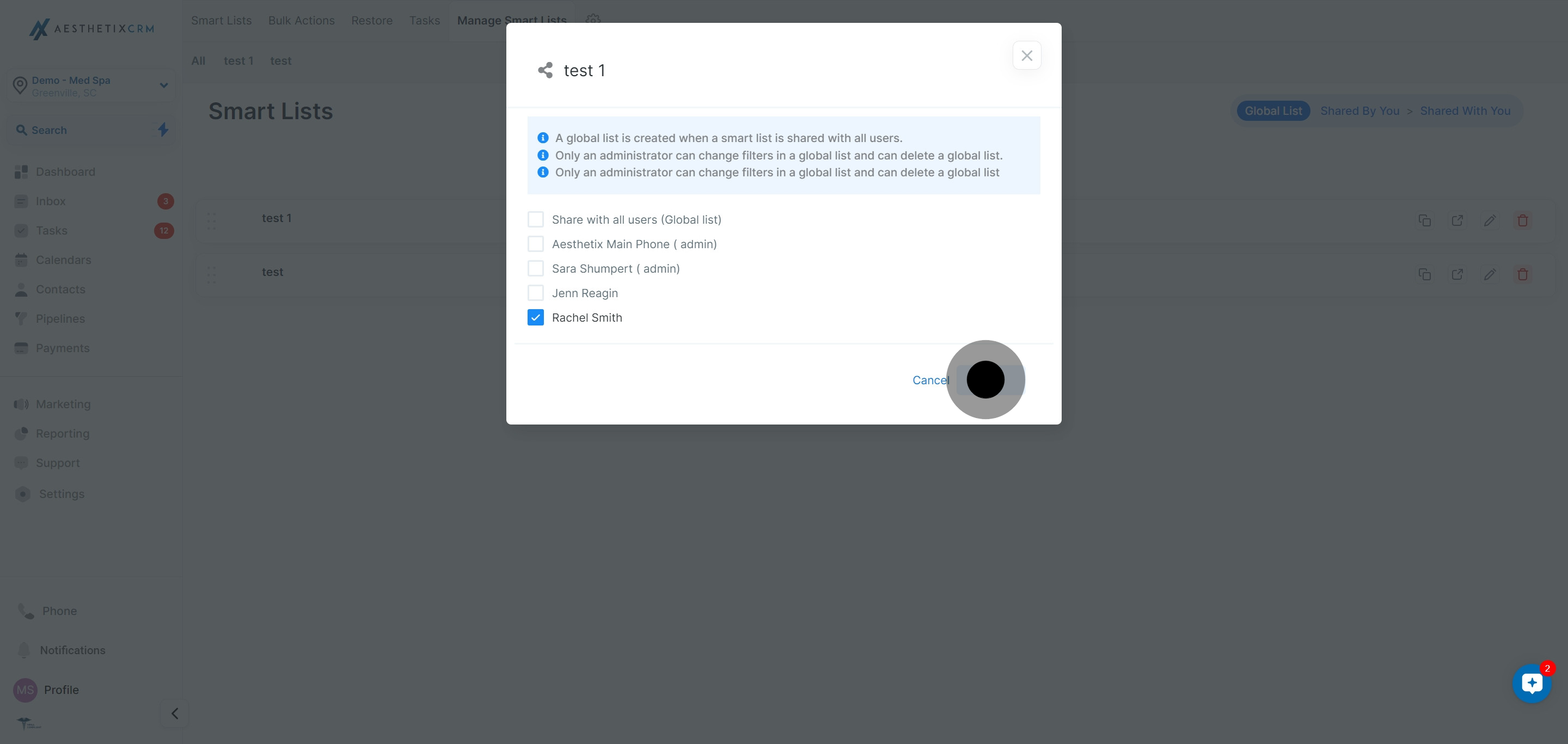 5 Following that, click on "Cancel".