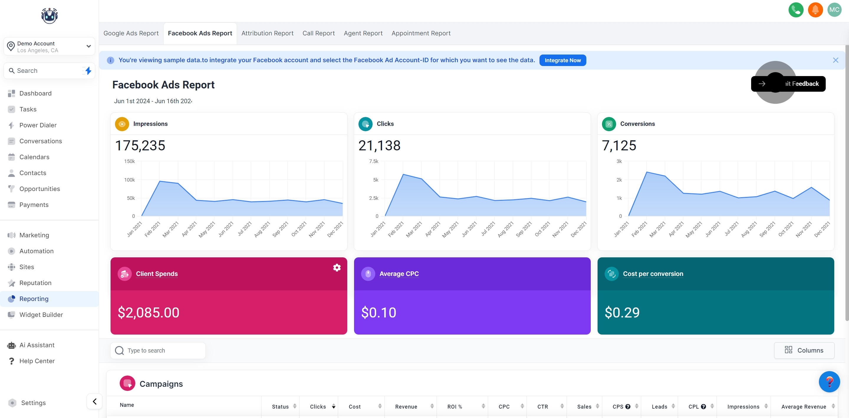 3 Next, click on "Submit Feedback".