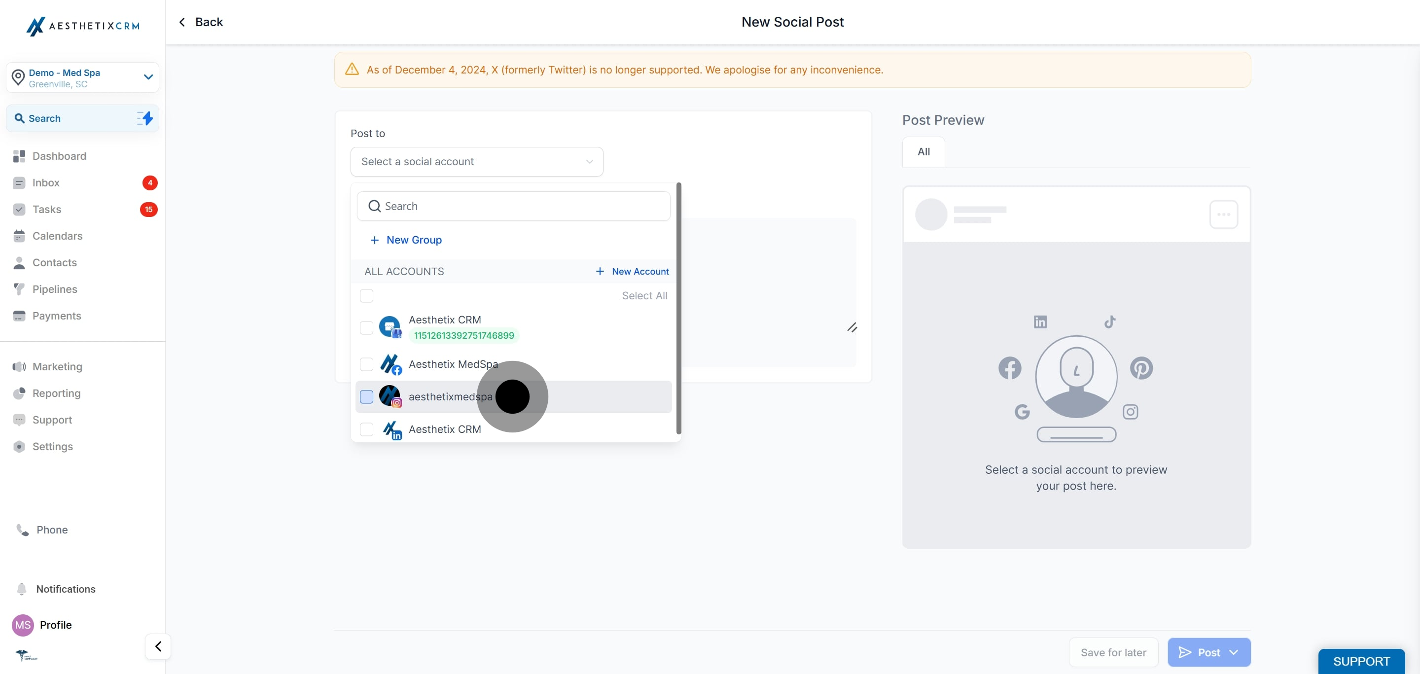 7 Click on the element.