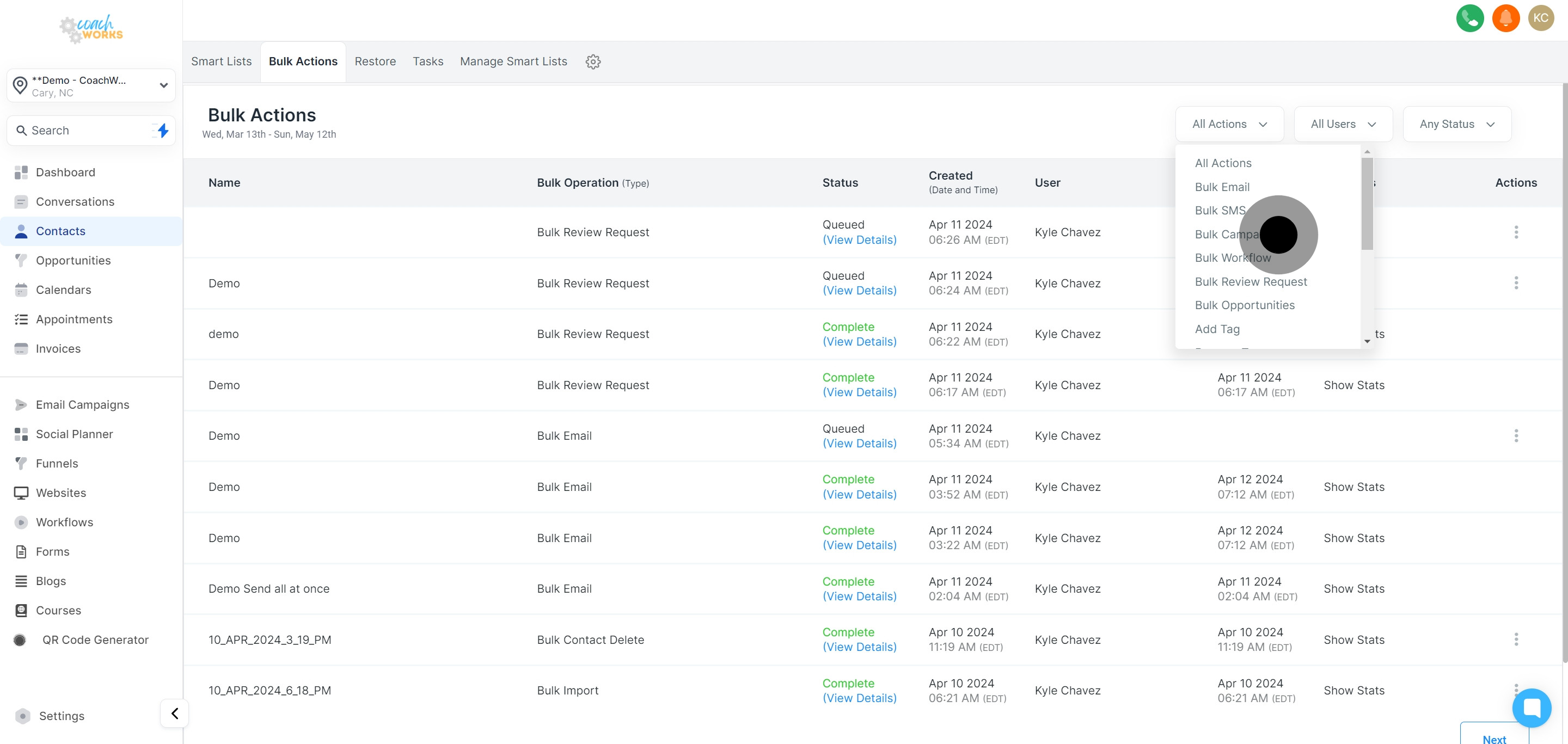 3 Next, click on "All Users".