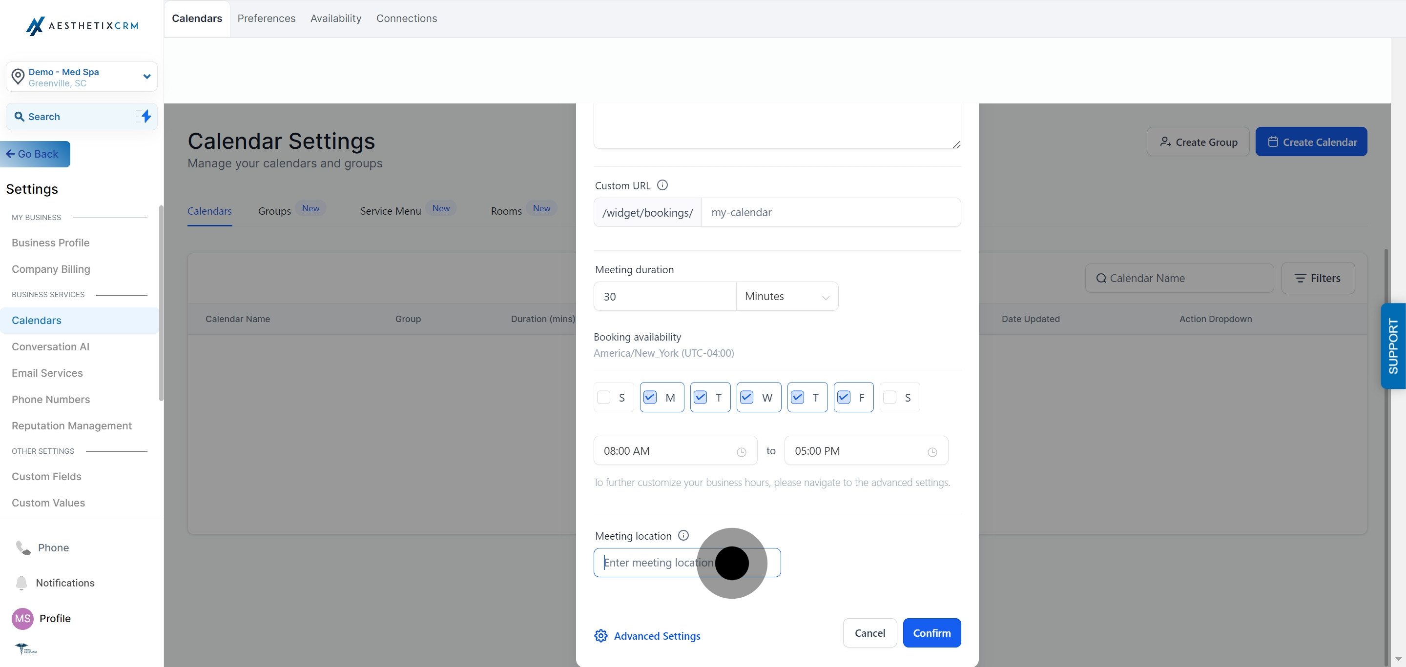 12 After, click on the element.