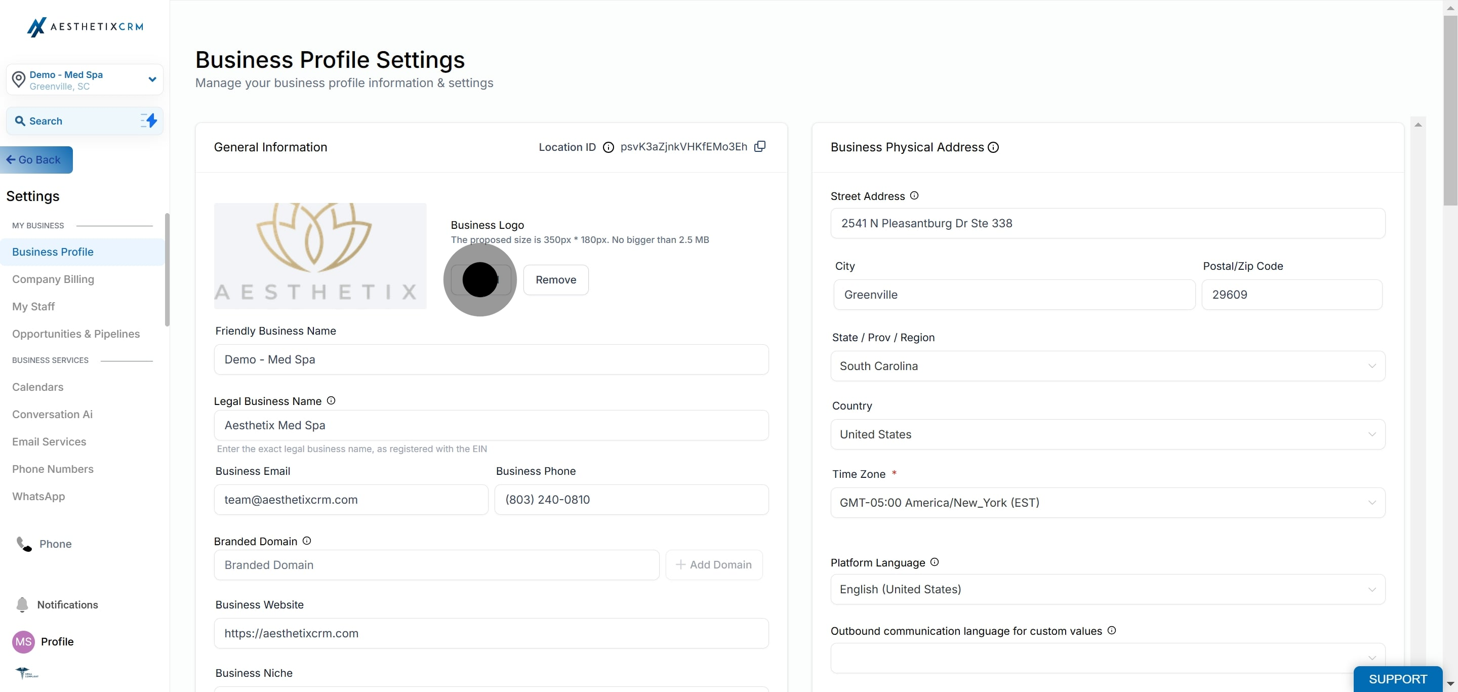 5 Click on "Upload".