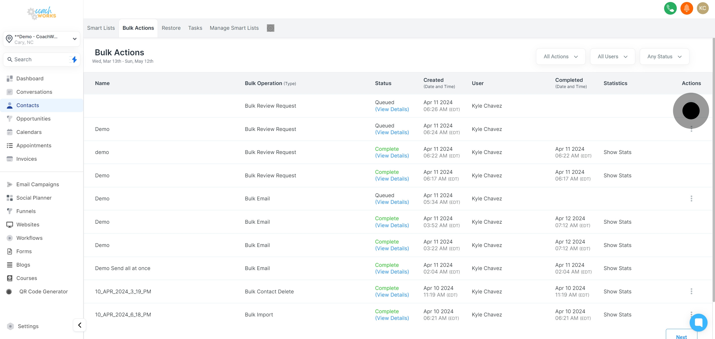 14 Once that's done, click on the element.