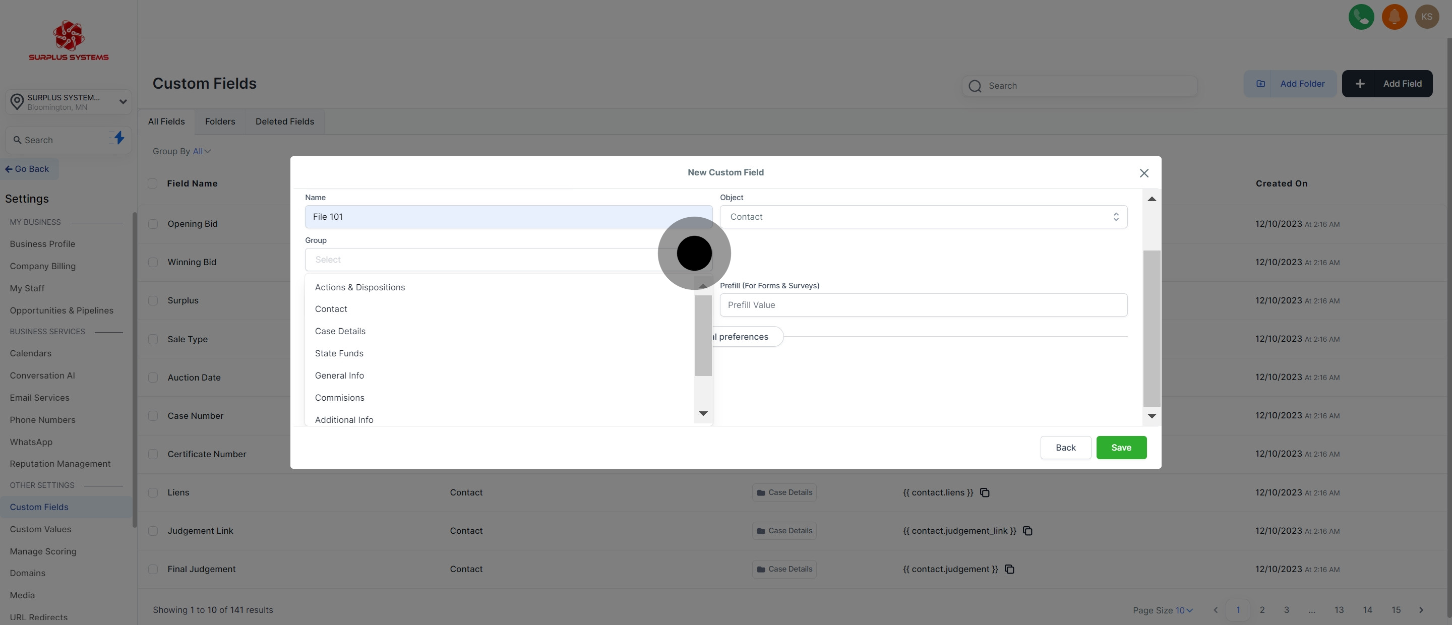 8 Once that's done, click on "Select".