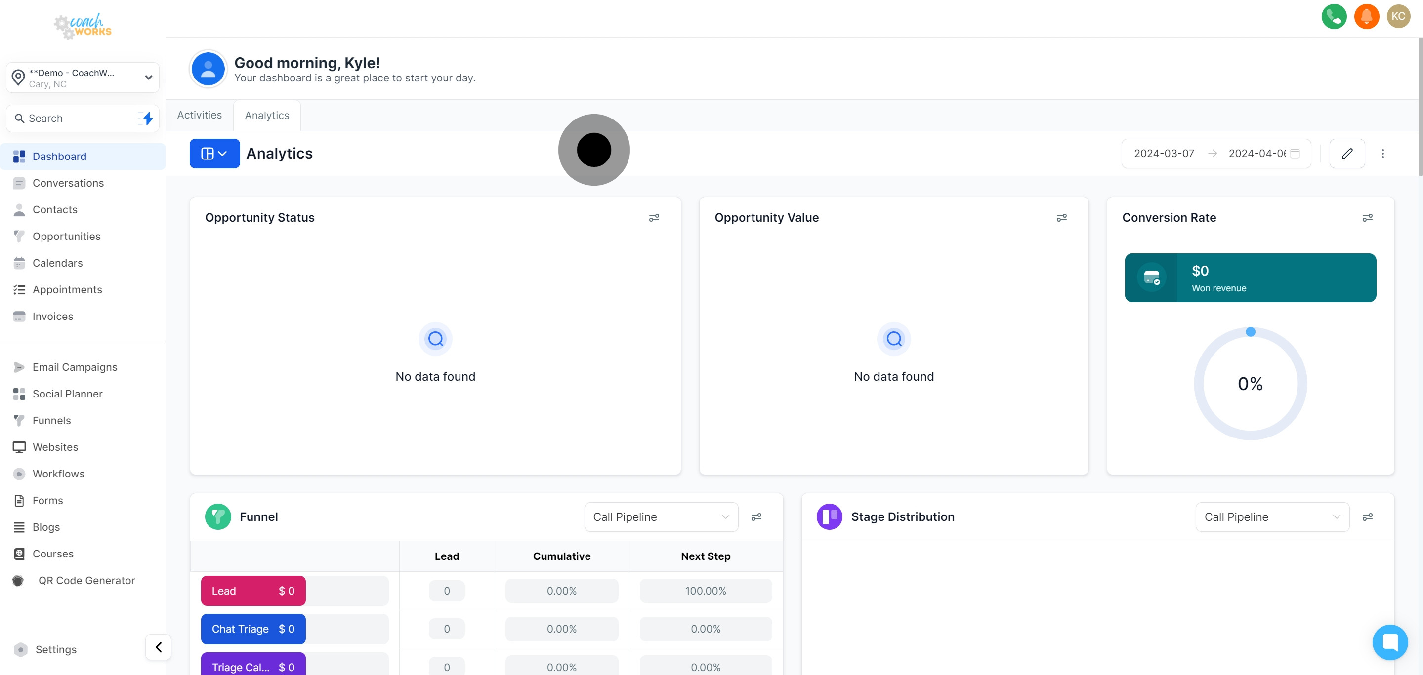 3 Next, click on the element.