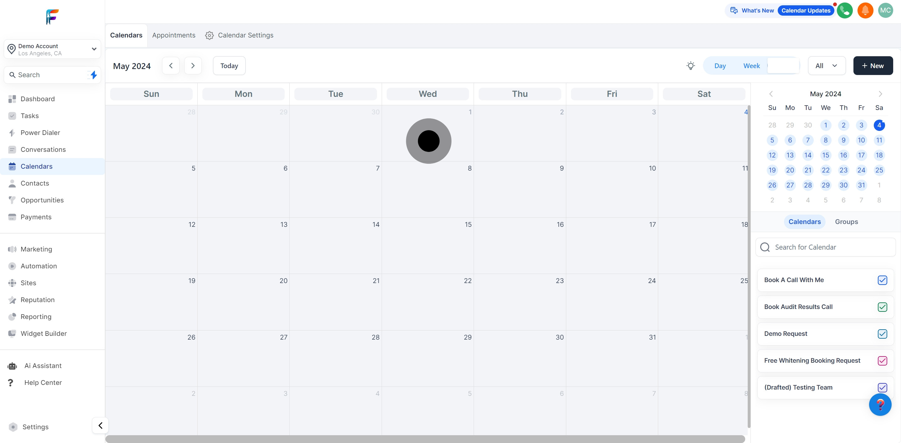 6 Click on "May 2024".