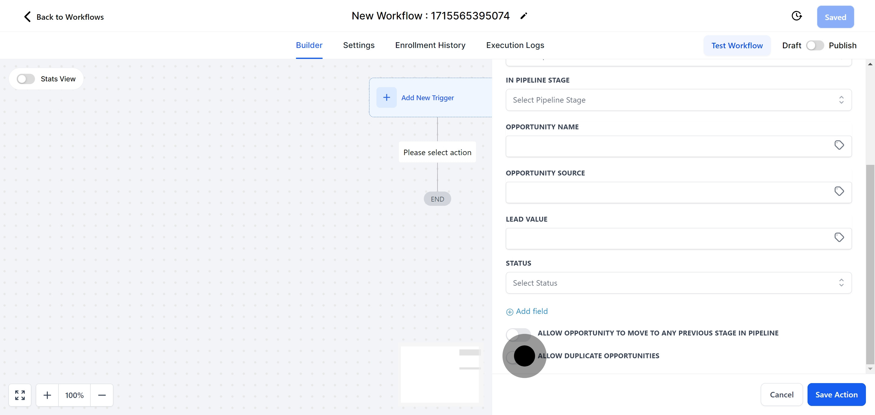 15 Following that, click on the element.