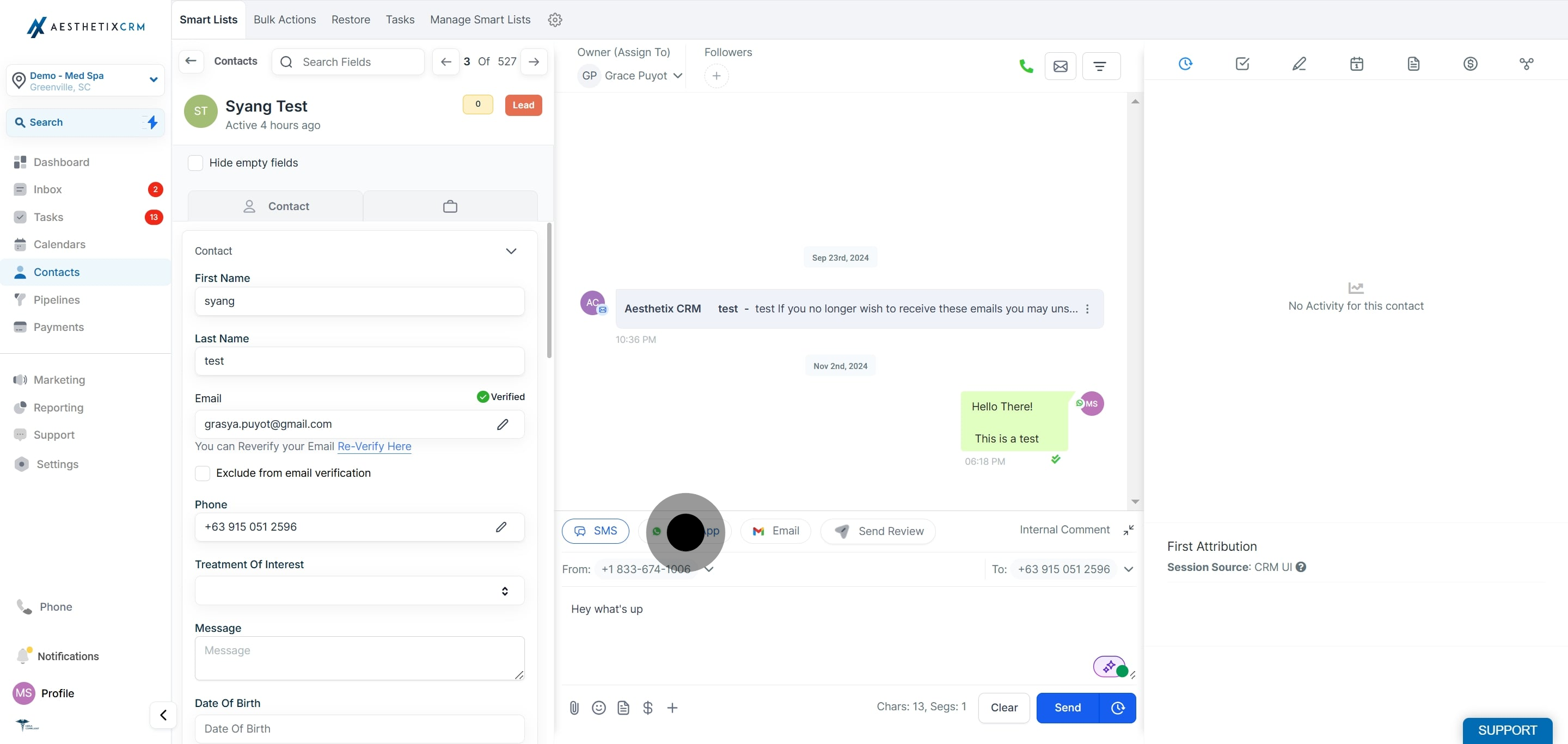 3 Now, click on "WhatsApp".