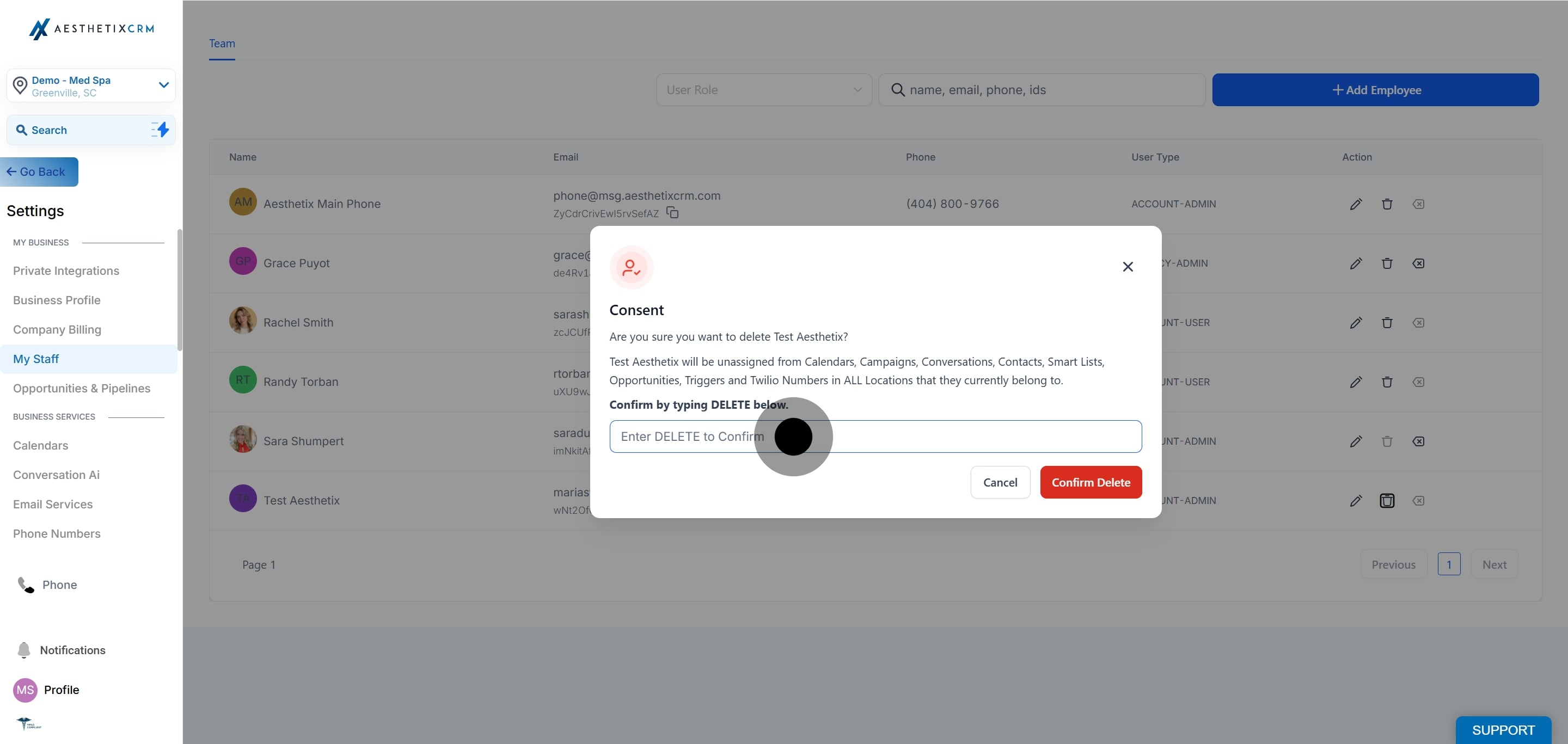 4 Once that's done, click here.