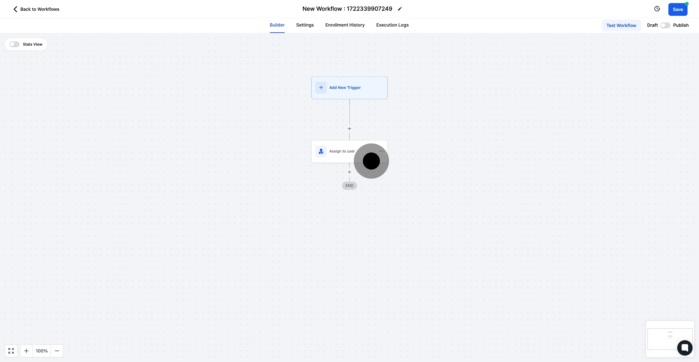 9 Once that's done, click here.