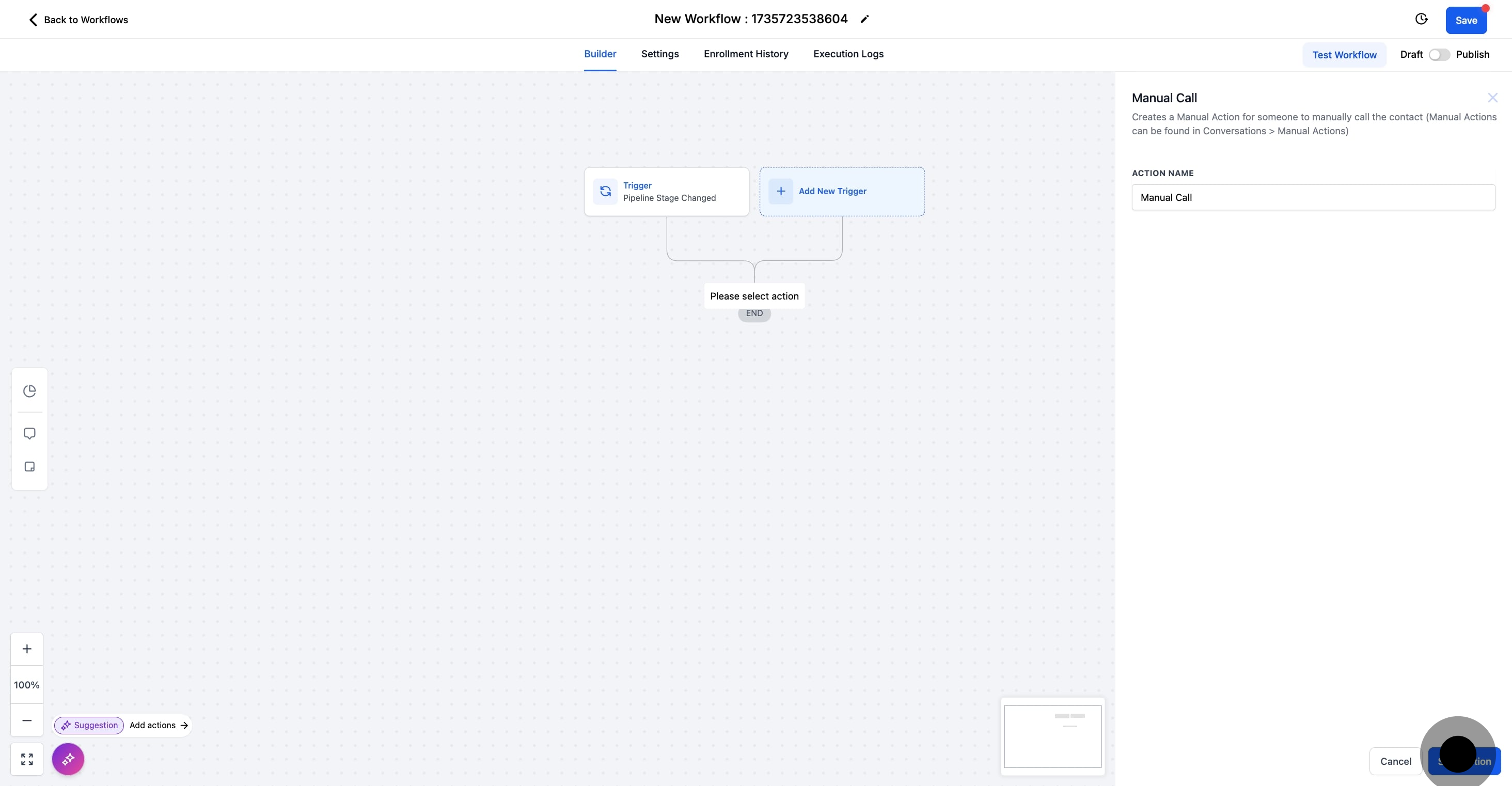 5 Now, click on "Save Action".