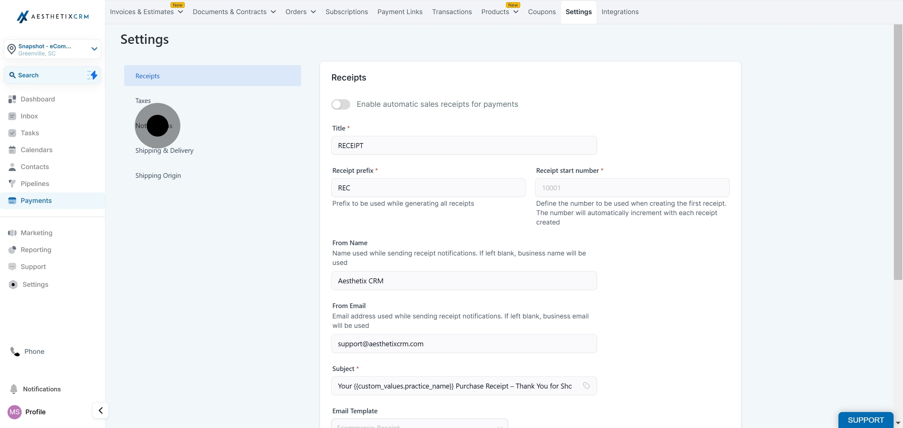 3 Afterwards, click on "Notifications".
