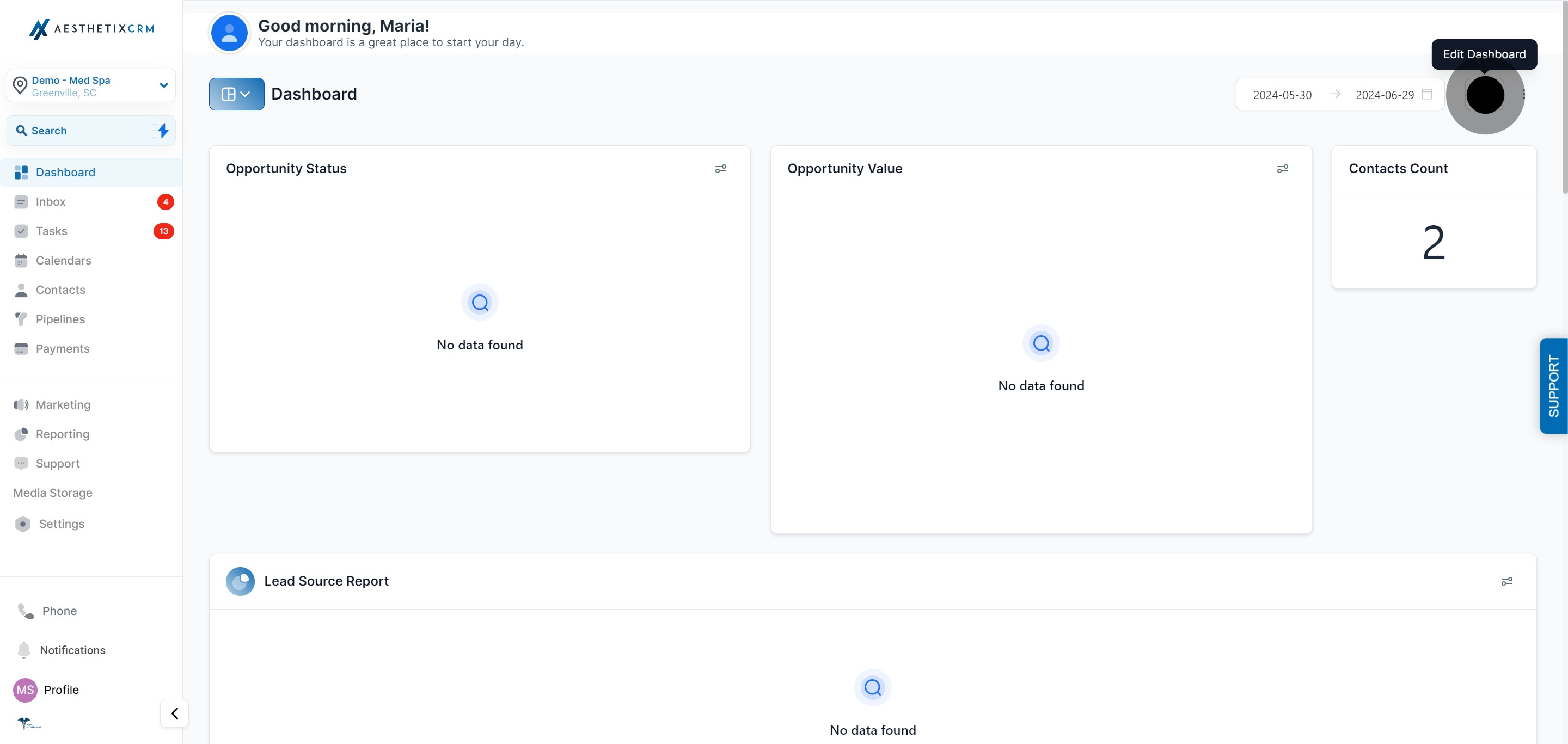 1 To begin, click on the element.