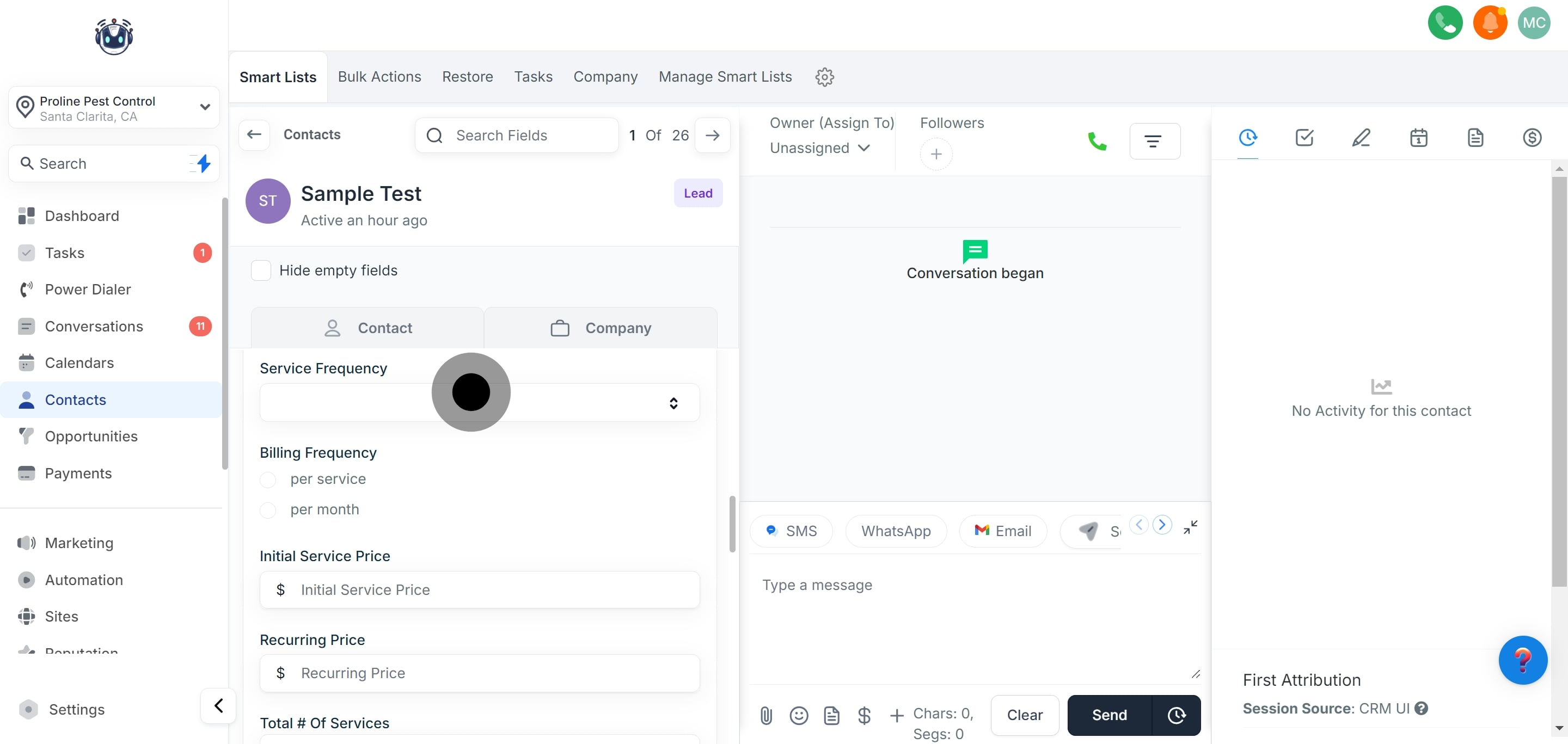 5 After that, click on the element.