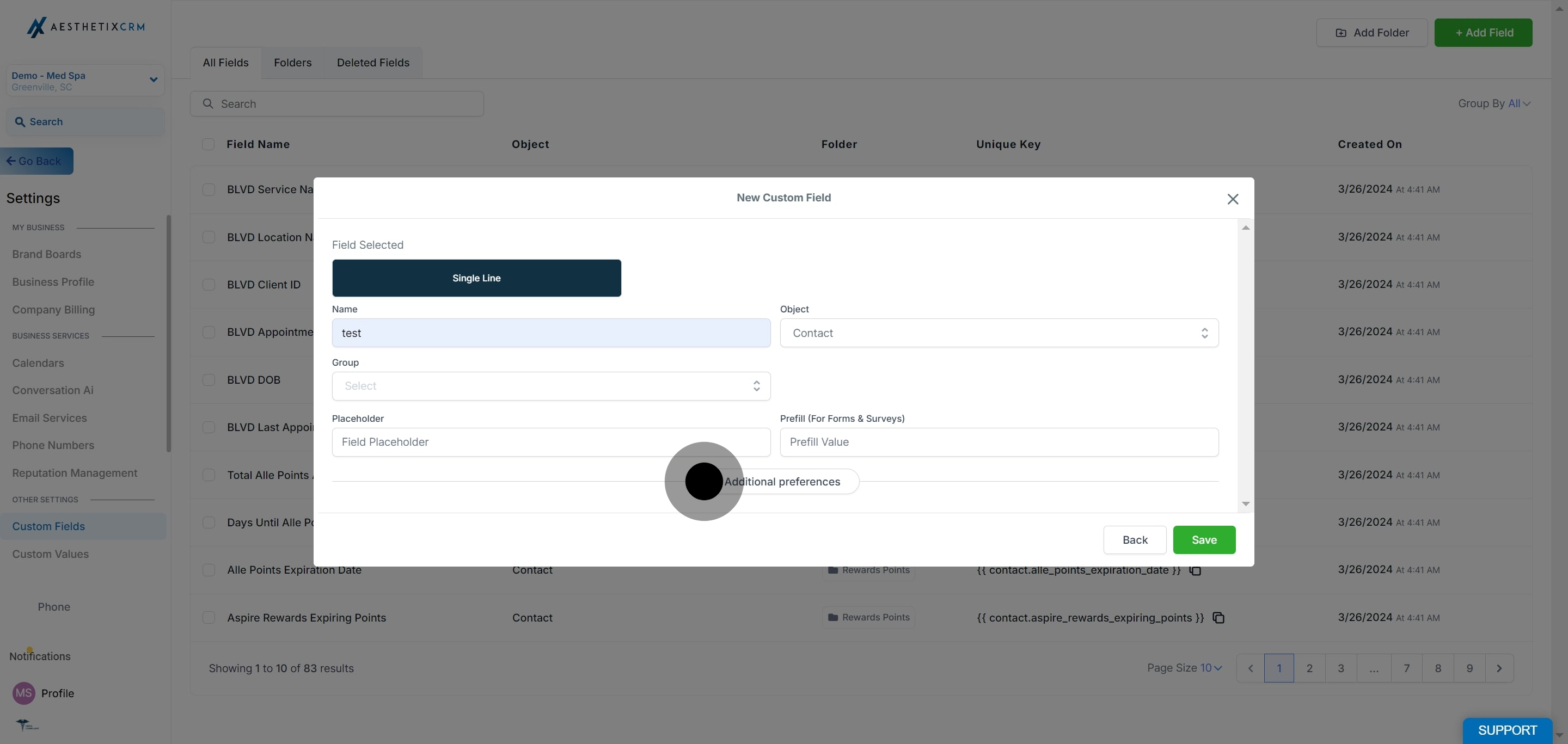 12 Now, click on the element.