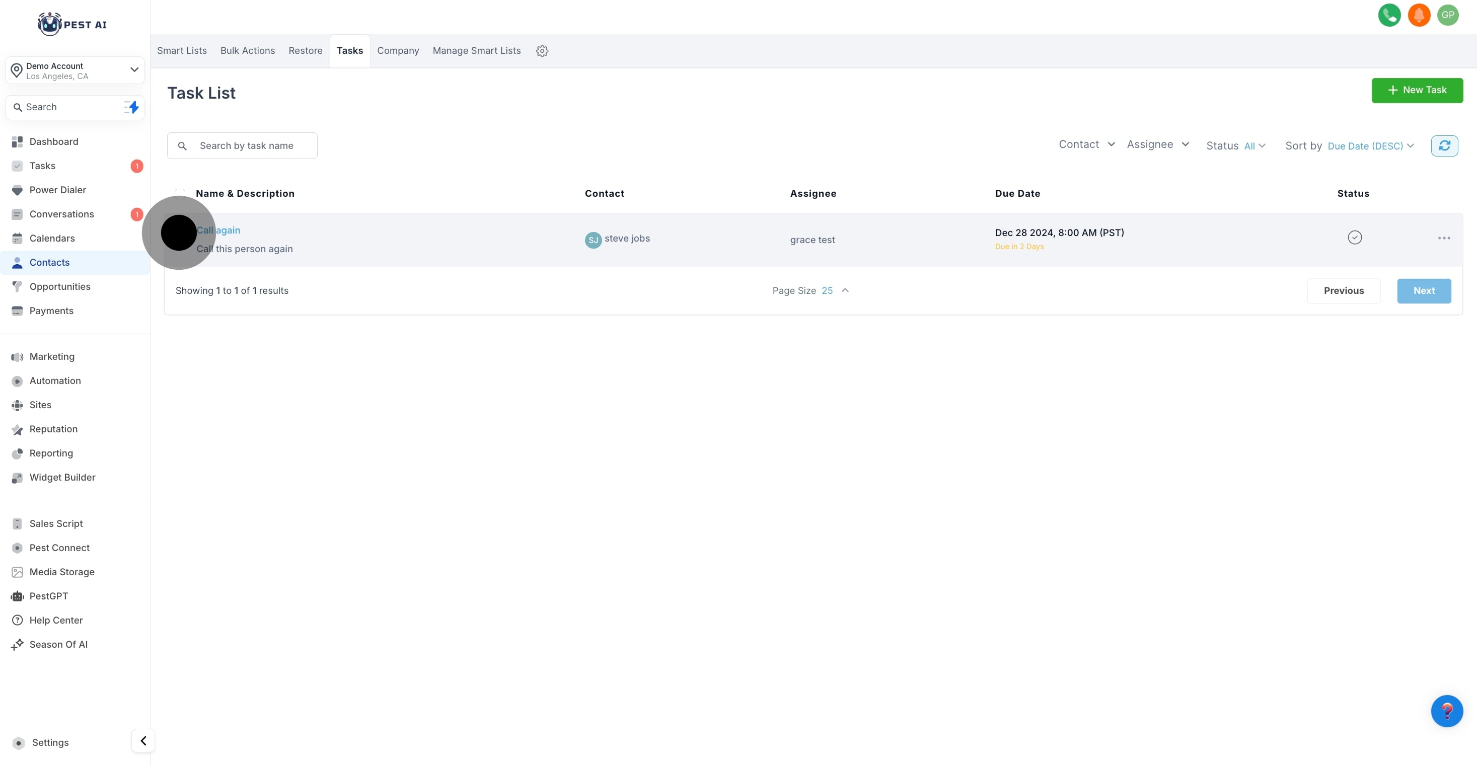 10 Afterwards, click on the element.