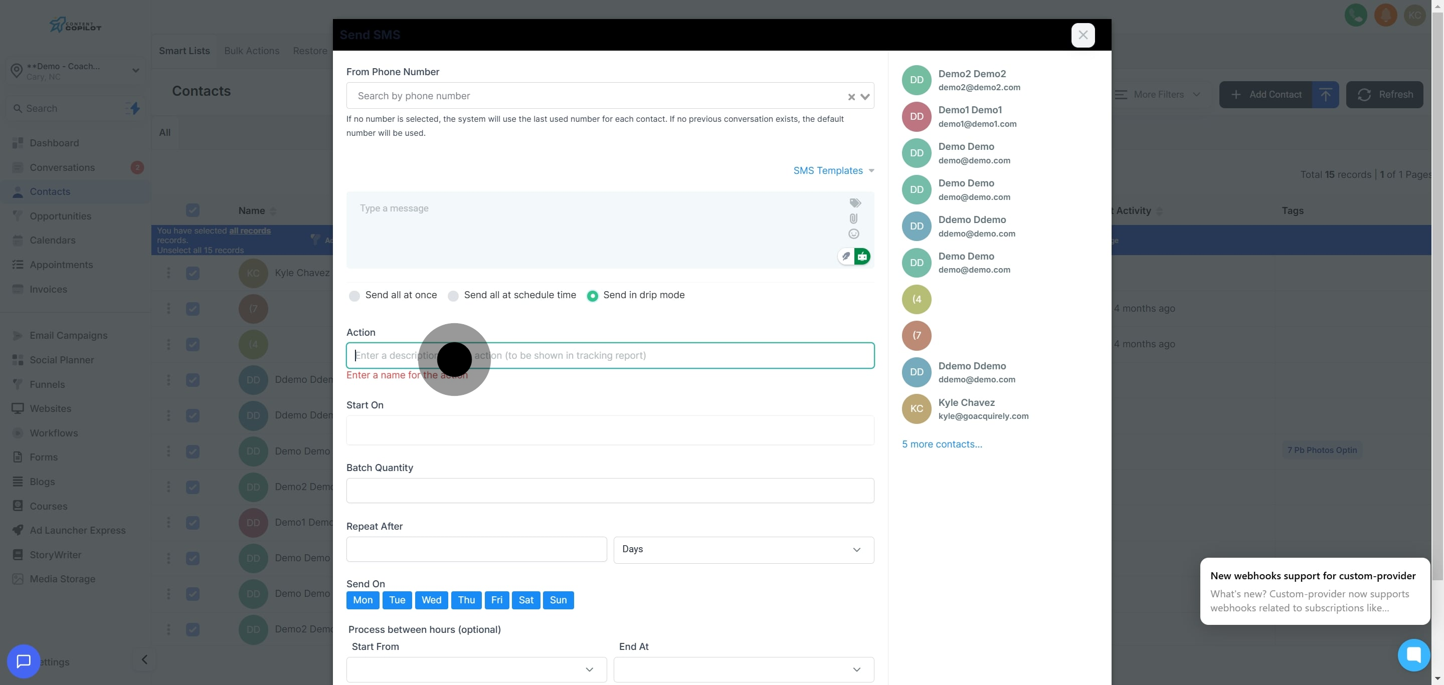 12 Now, click on the element.
