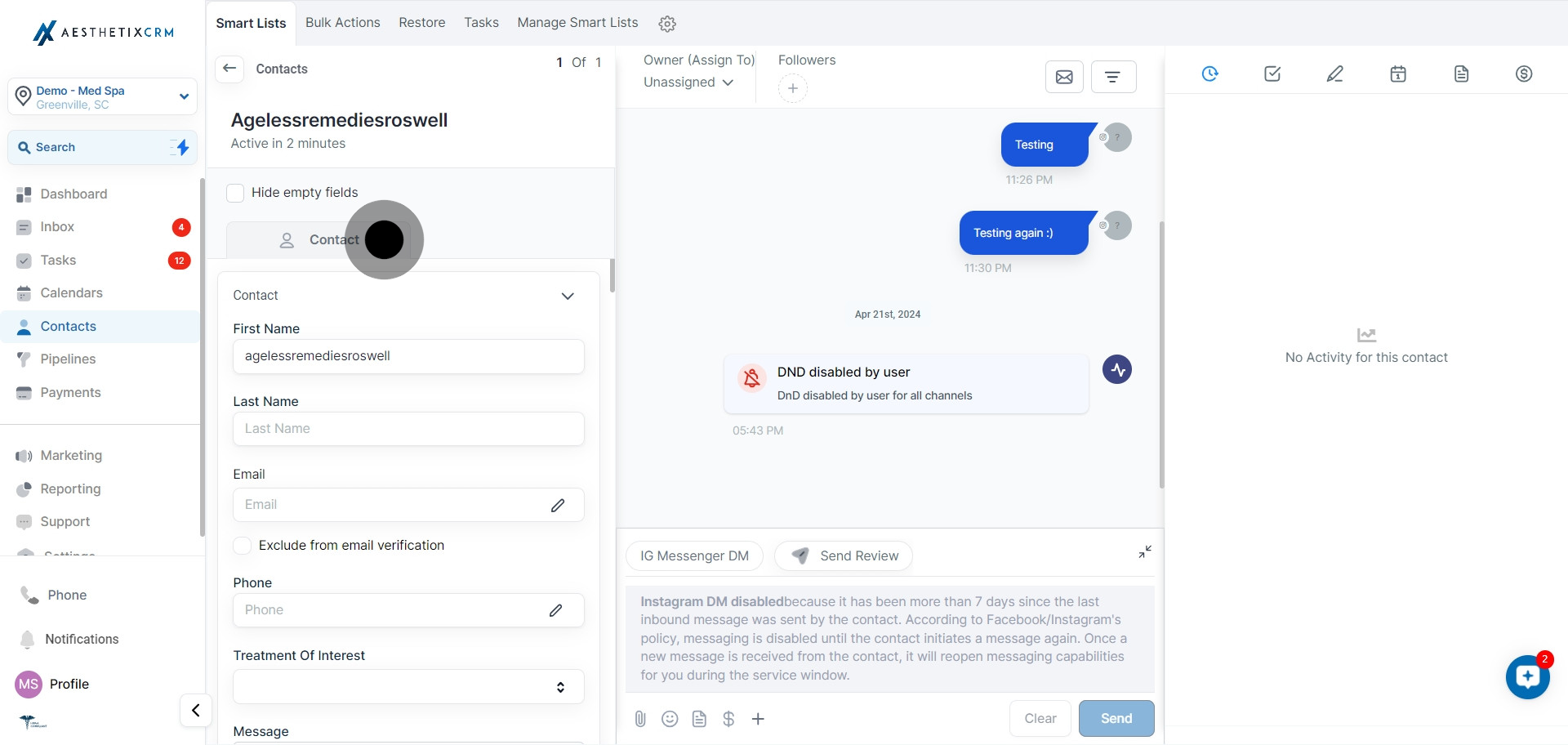 4 After that, click on the element.