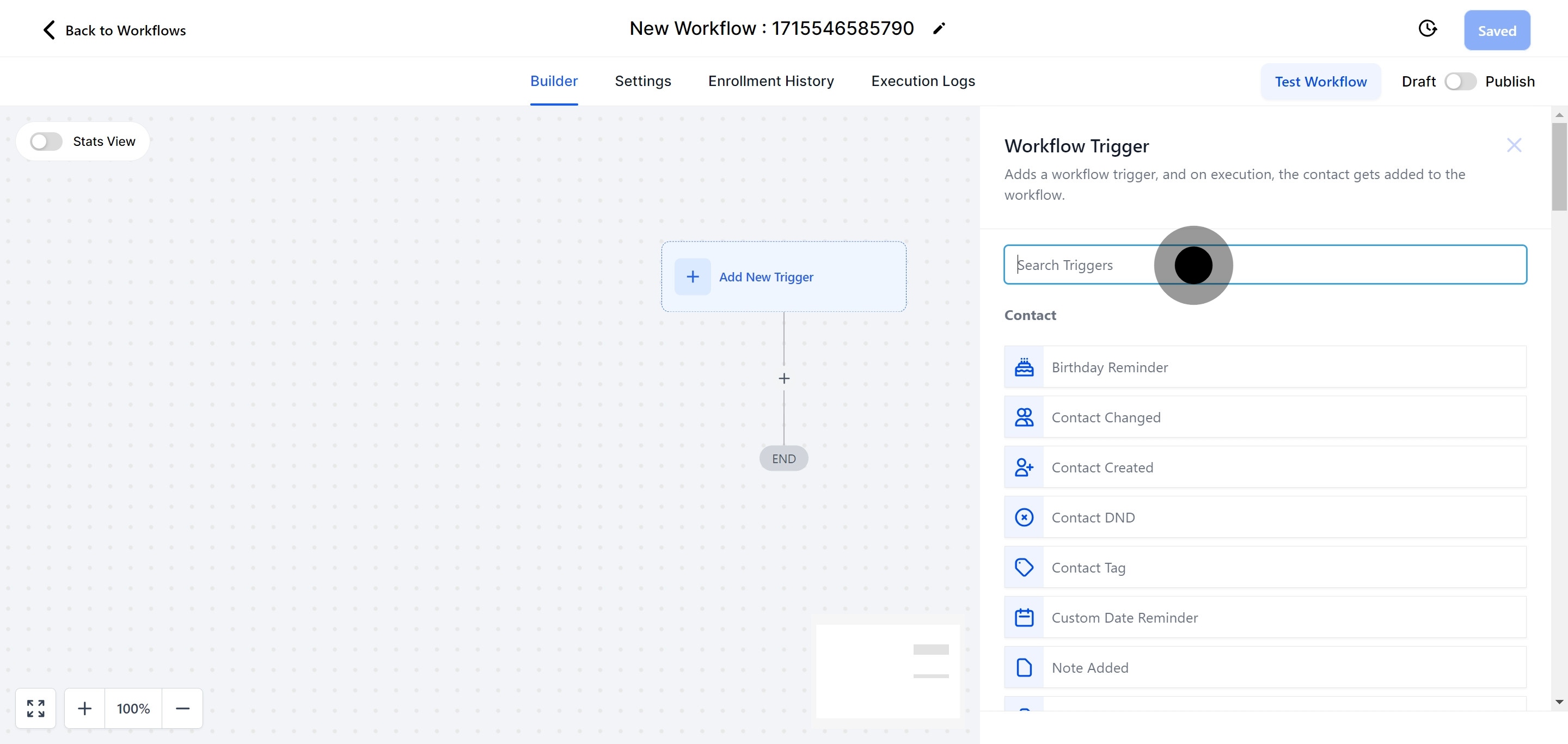 5 Then, click on the element.