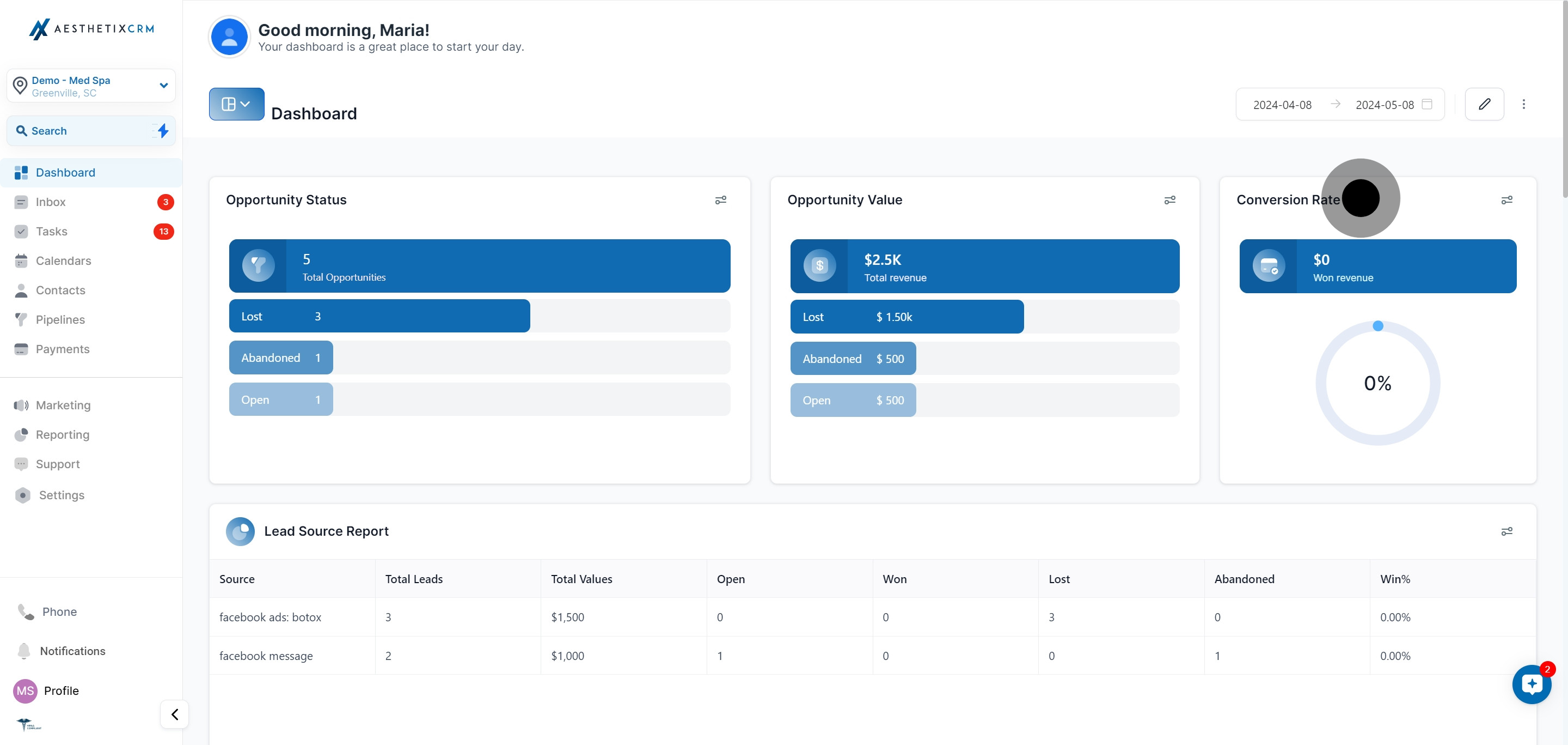 4 Click on the element.
