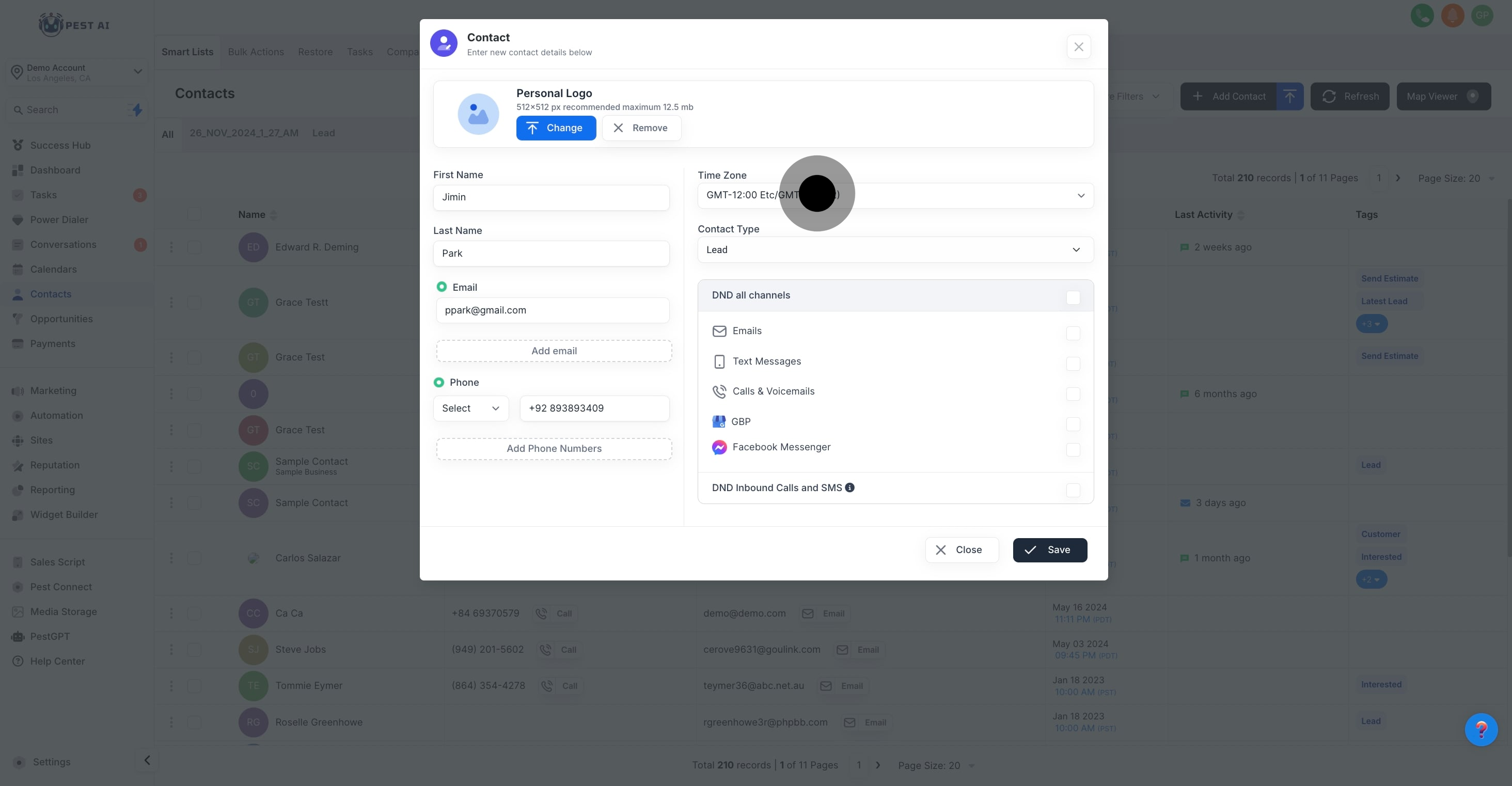 11 Following that, click on "Lead".