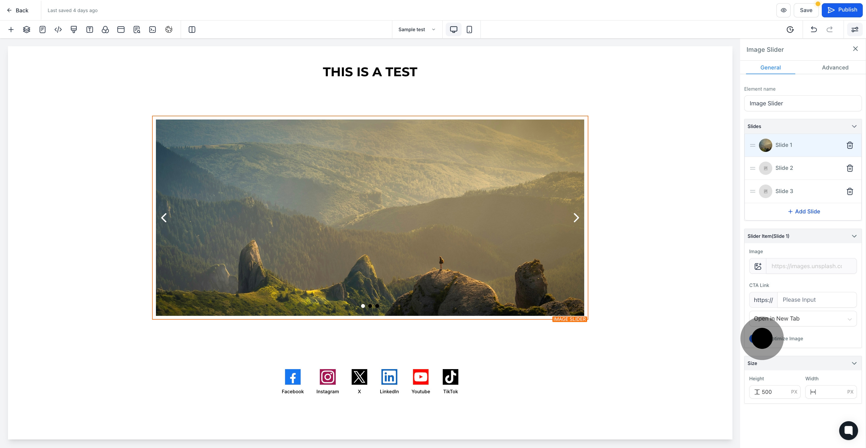 10 Click on the element.