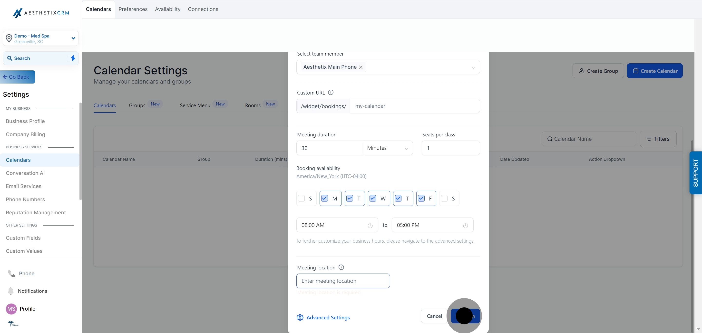 15 Click on "Cancel".