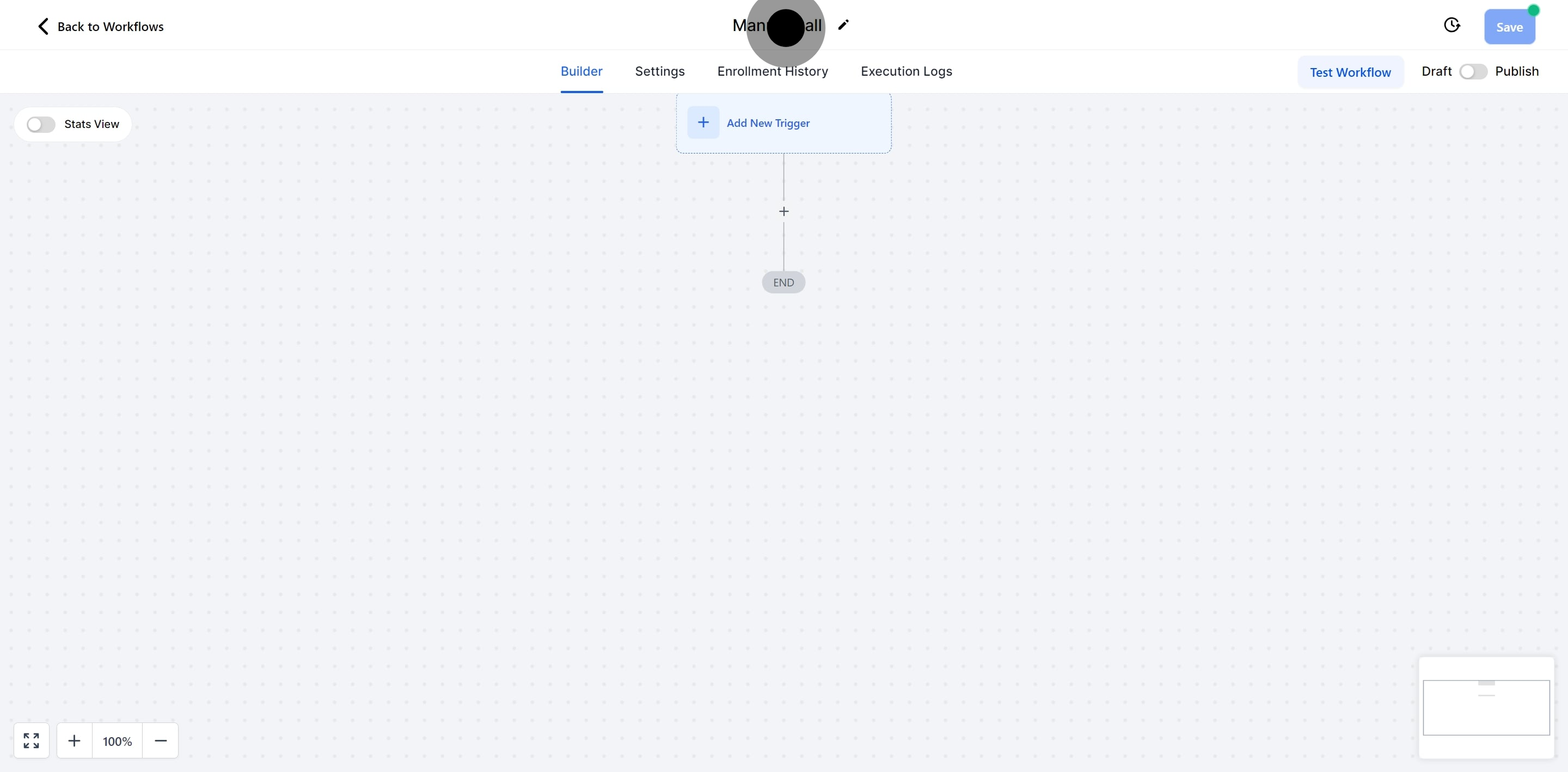 4 Click on the element.