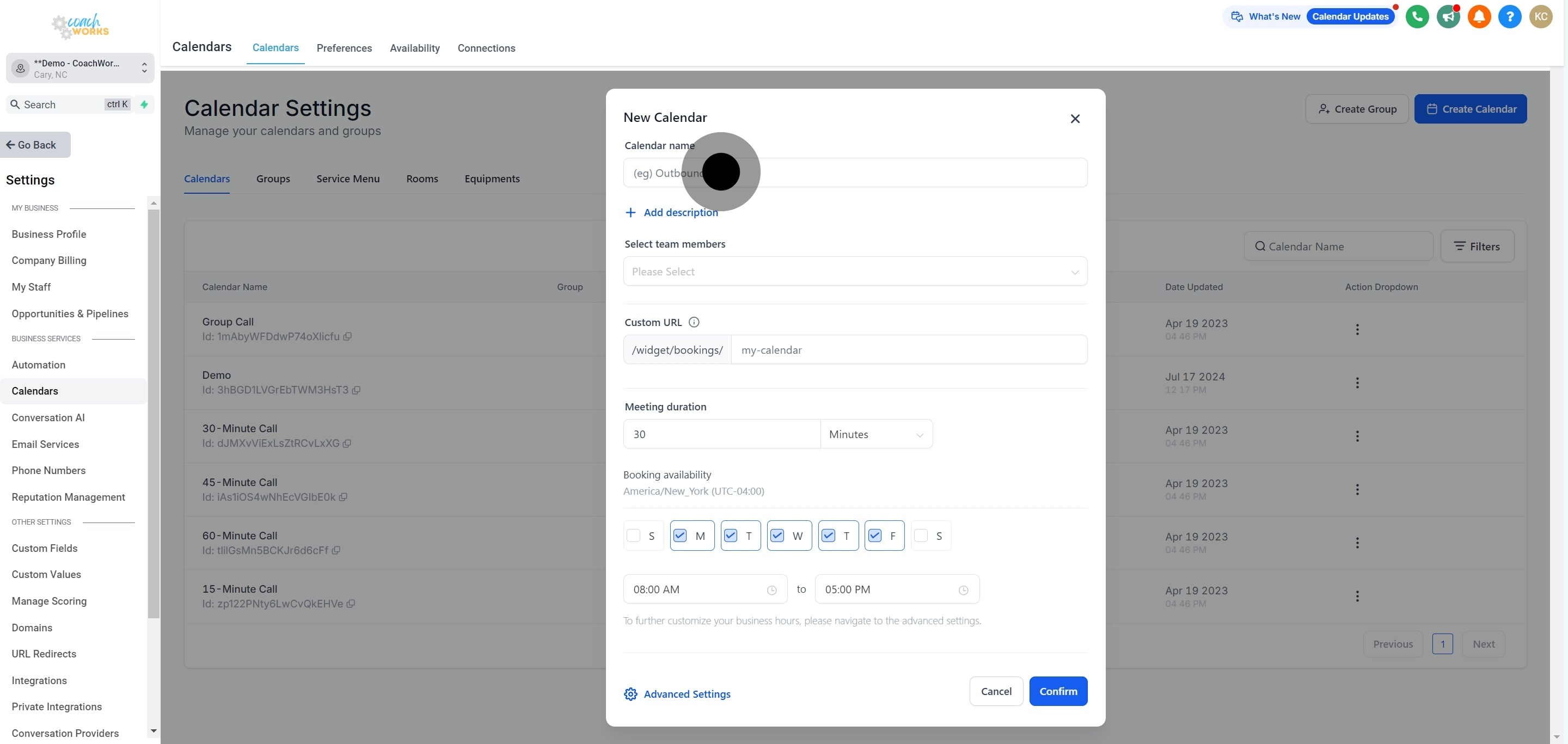 6 Click on the element.