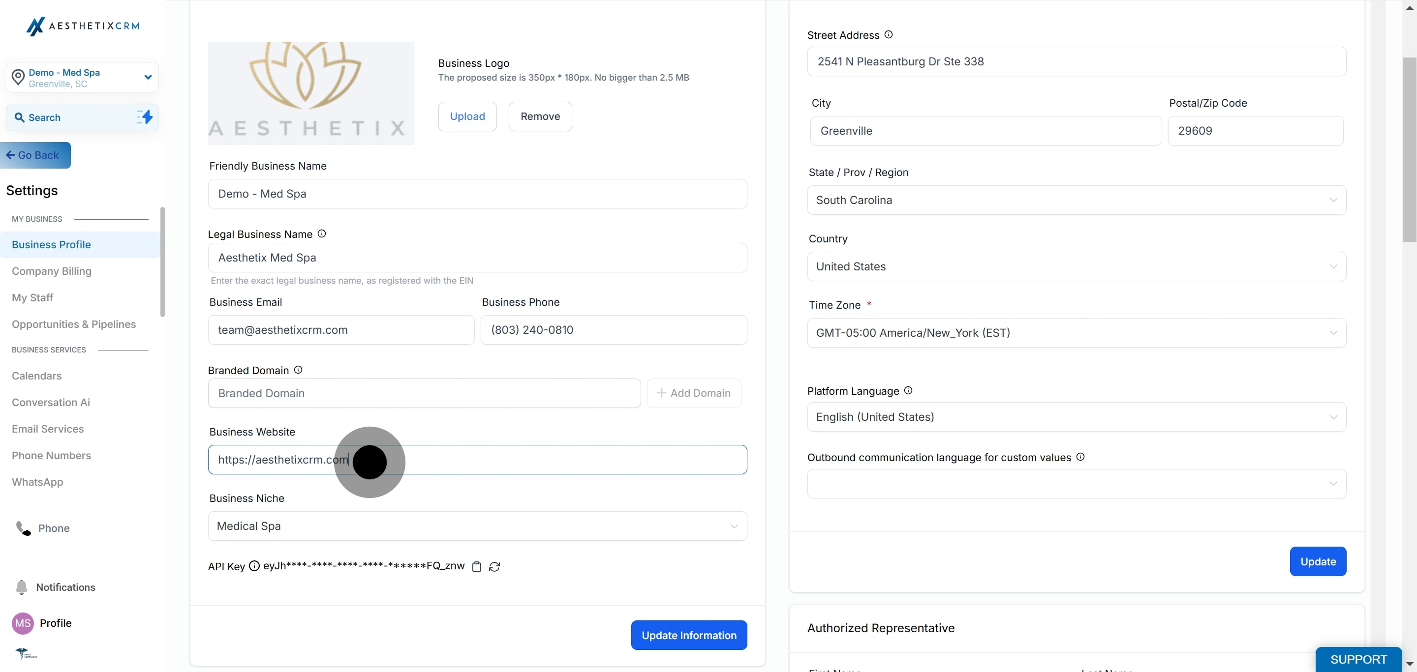 13 After, click on the element.