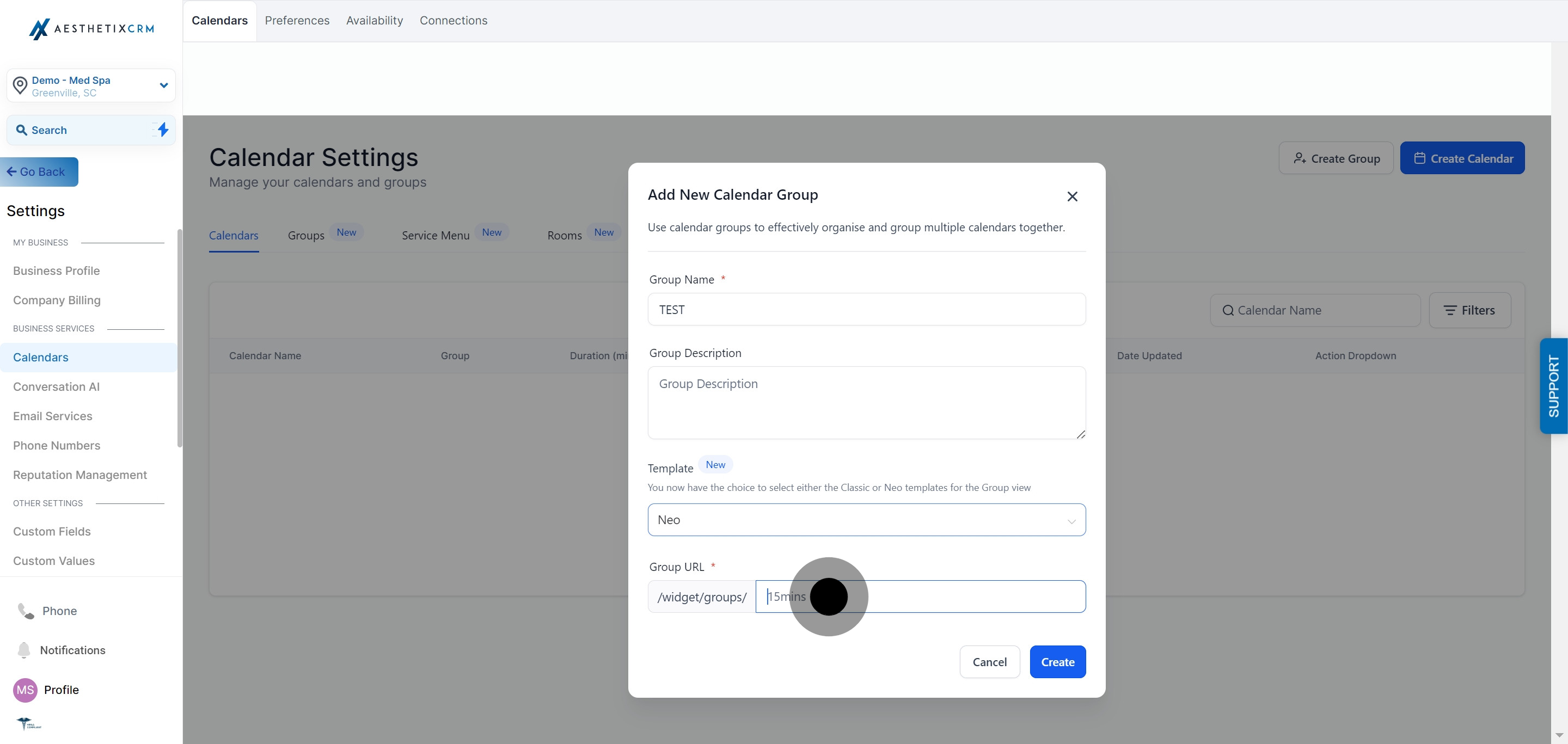 7 Afterwards, click on the element.