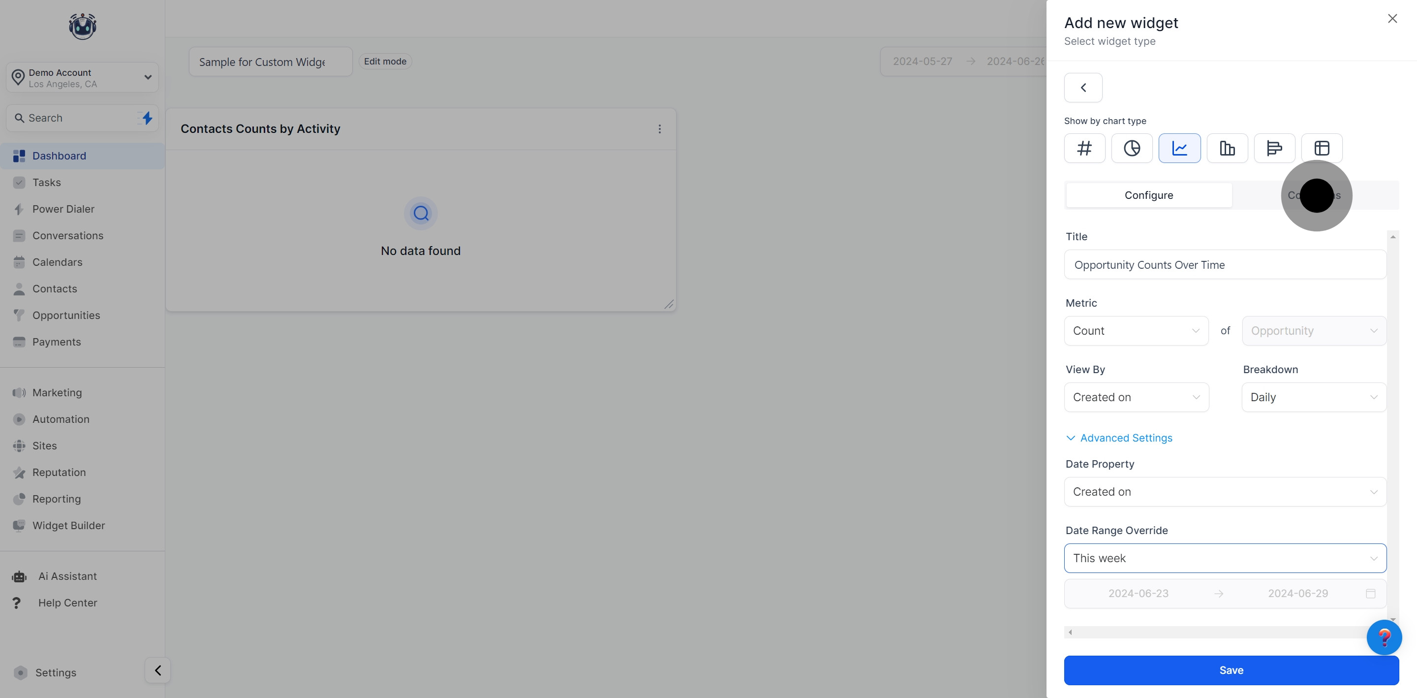 11 Click on "Conditions".