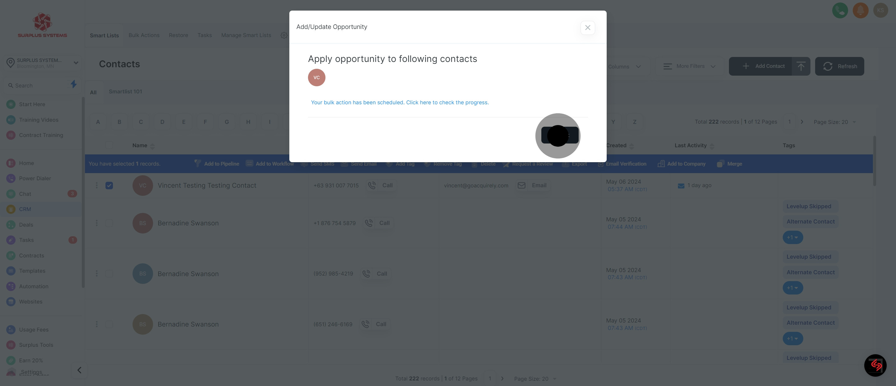 13 Next up, click on "Ok".