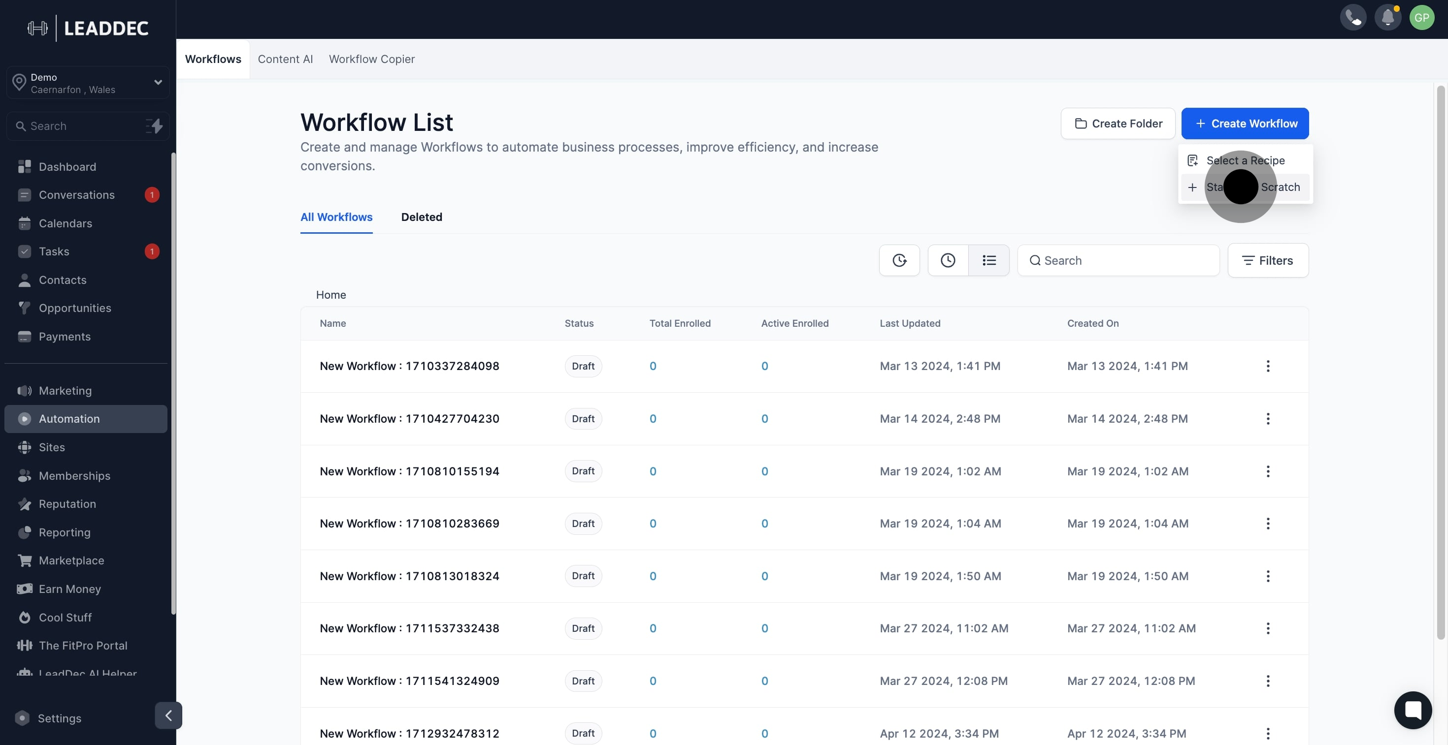 3 Once that's done, click on "Start from Scratch".