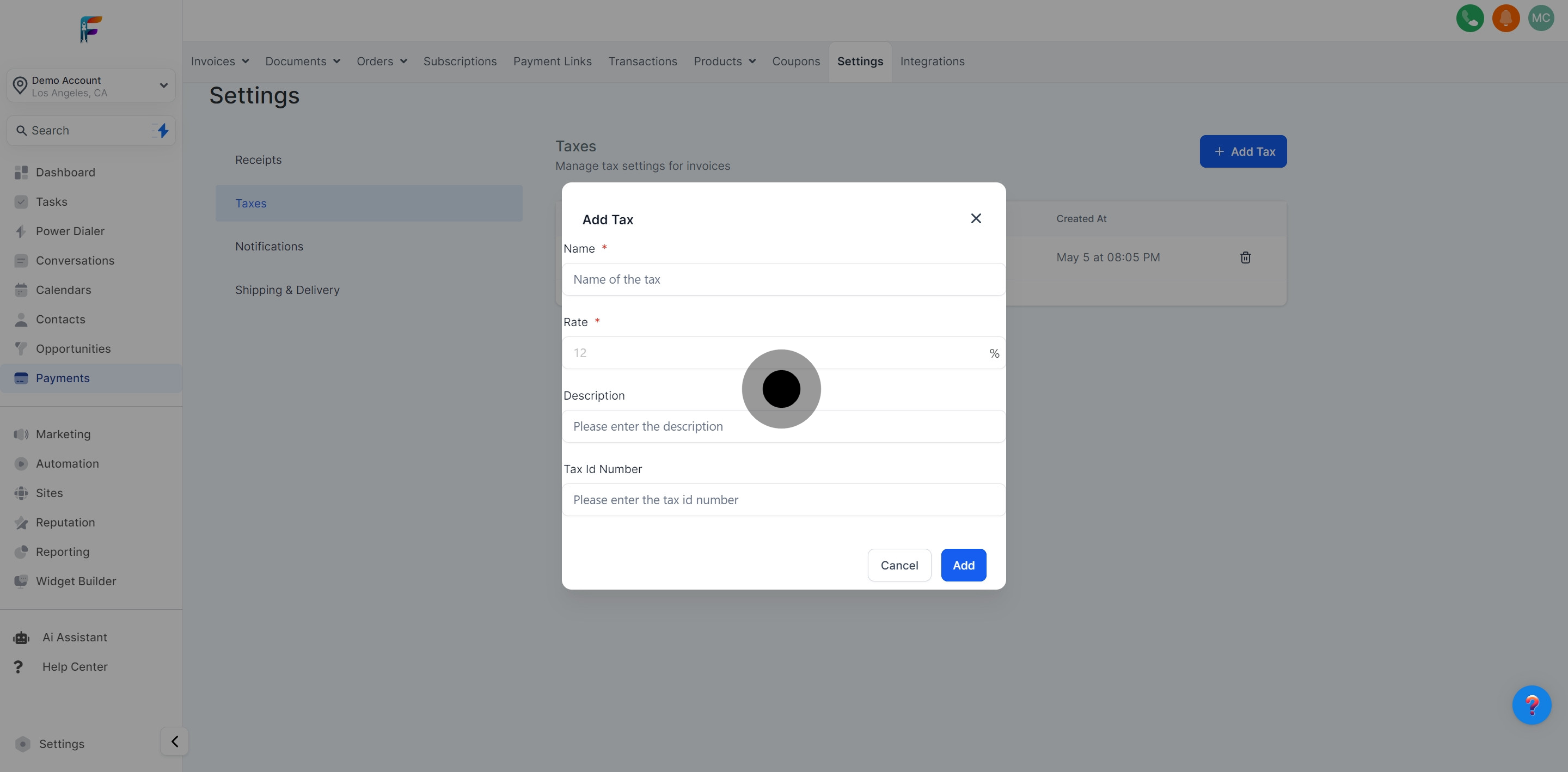 12 After that, click on the element.