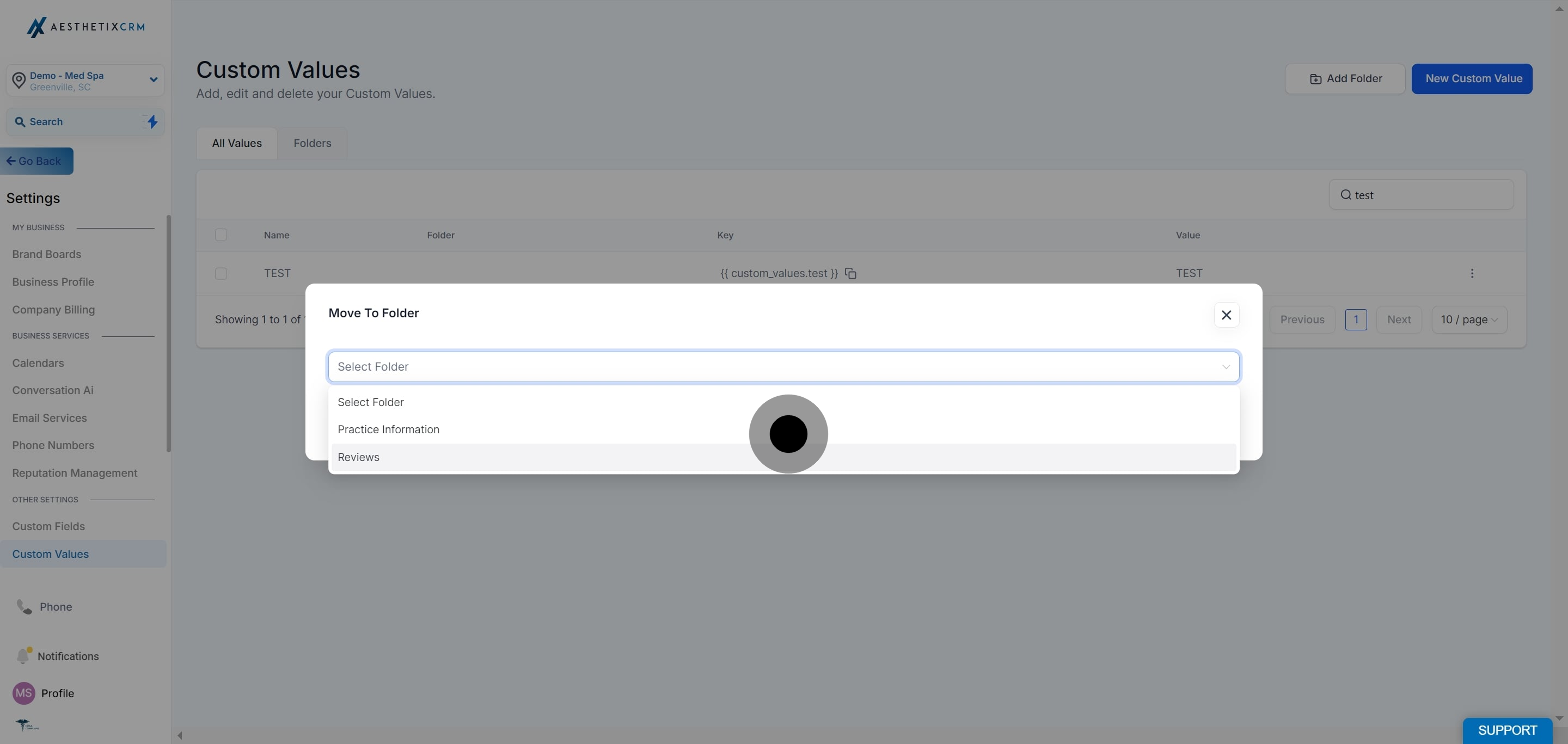 5 After that, click on "Reviews".