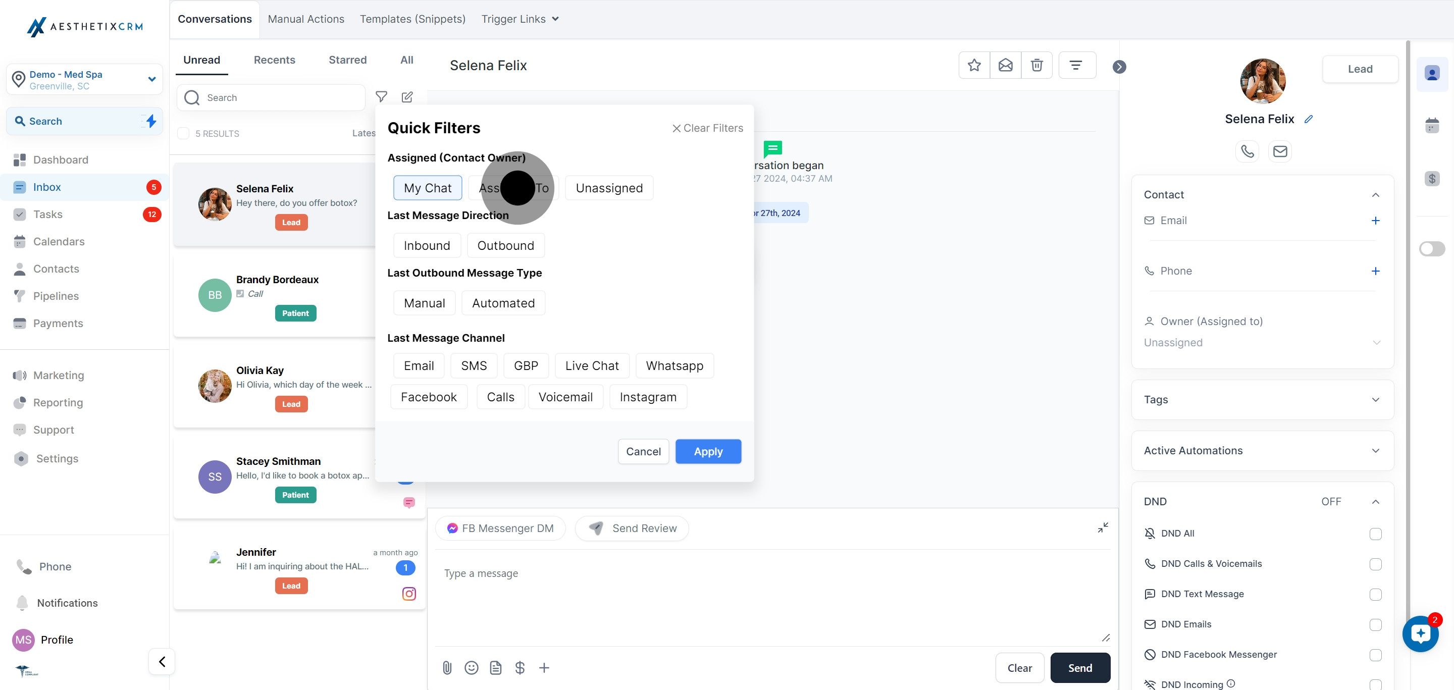 5 Click on "Assigned To".