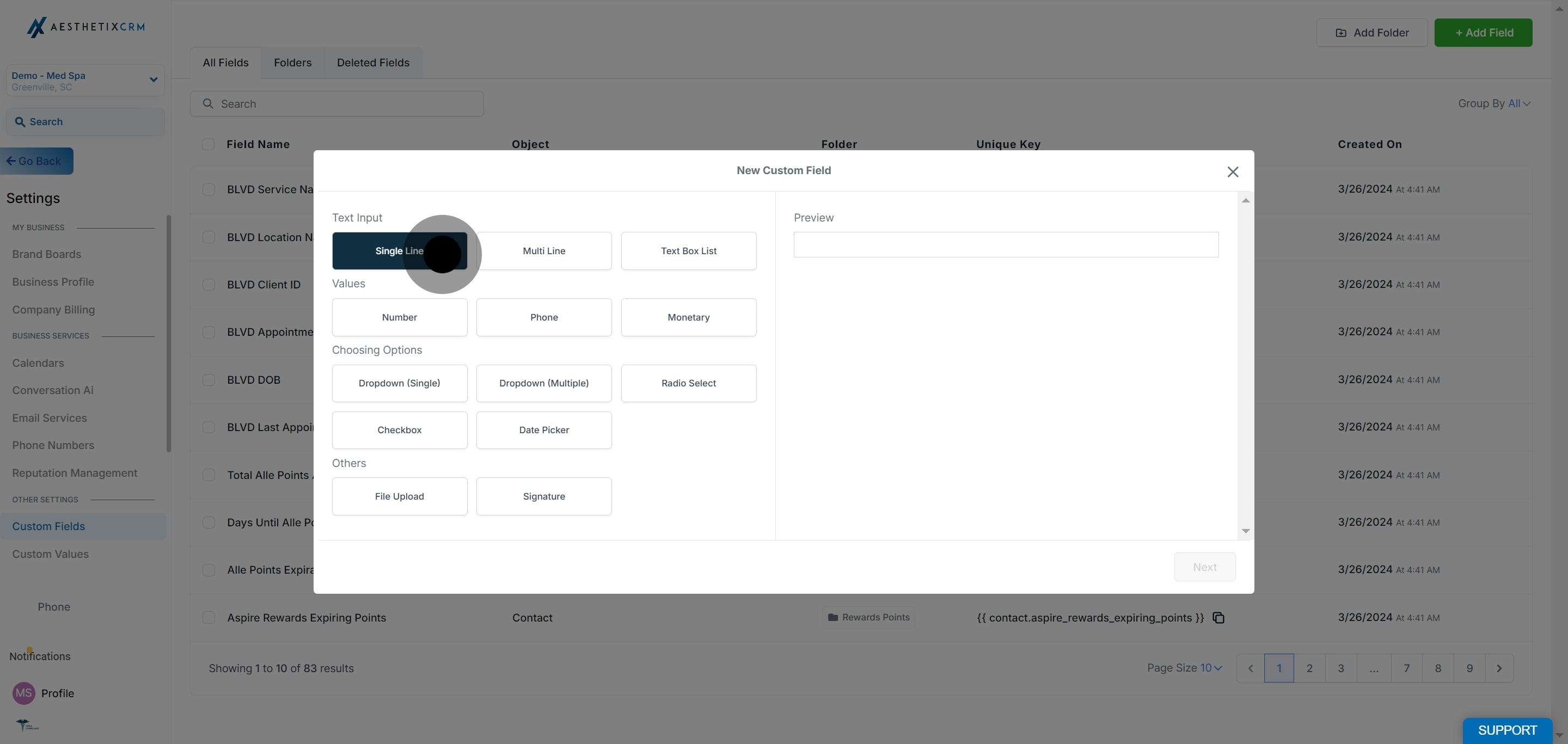 4 Now, click on "Single Line".